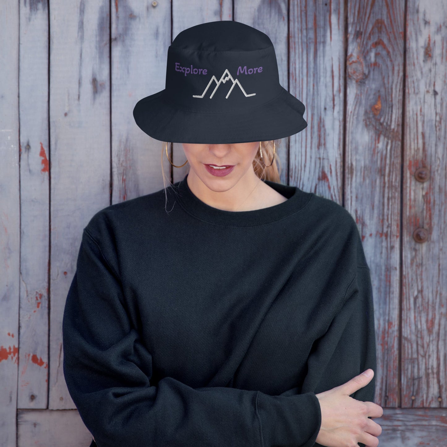 Explore More With Mountains Bucket Hat - Hats - Discovery Co.