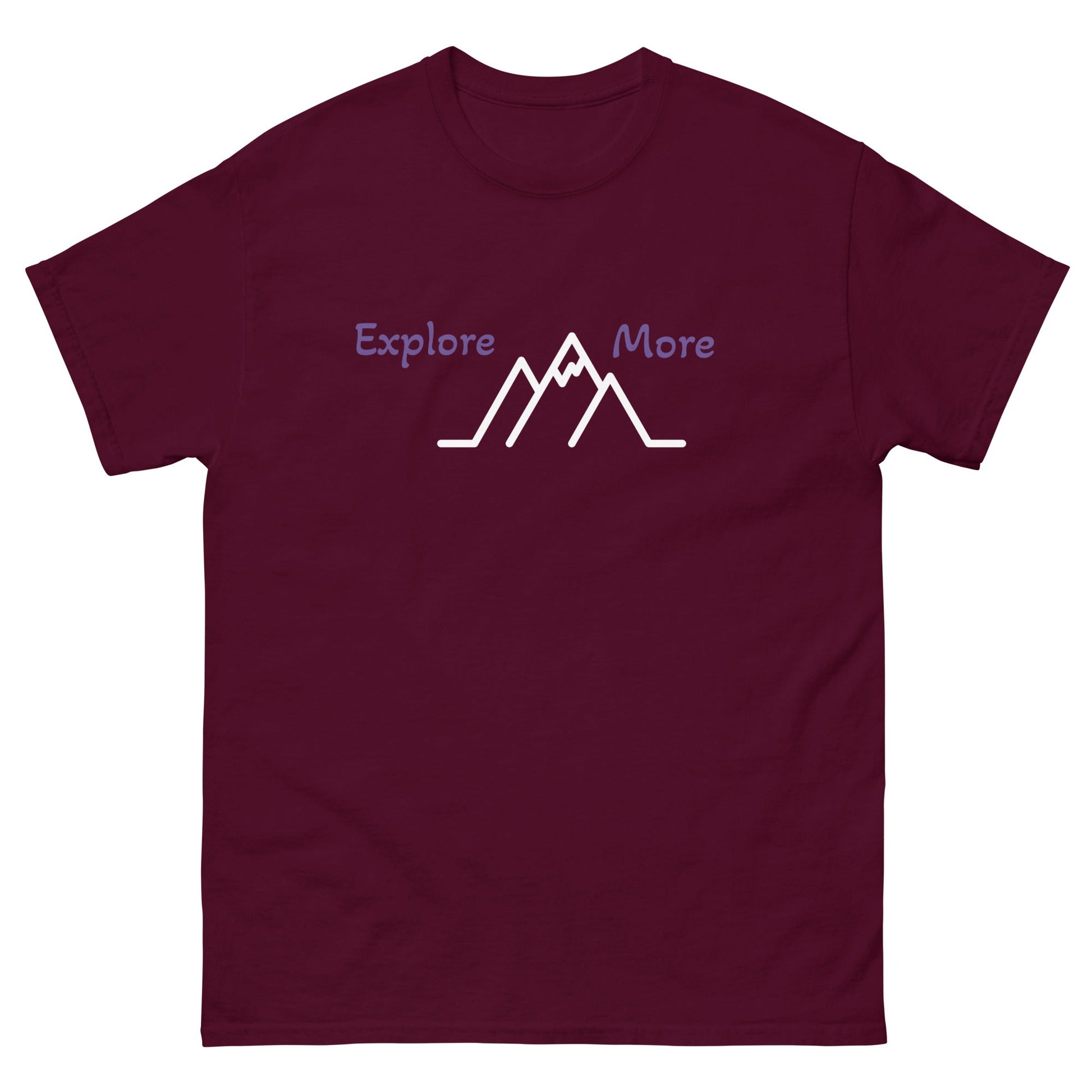 Explore More With Mountains Men's Classic Tee - Men's Shirts - Discovery Co.