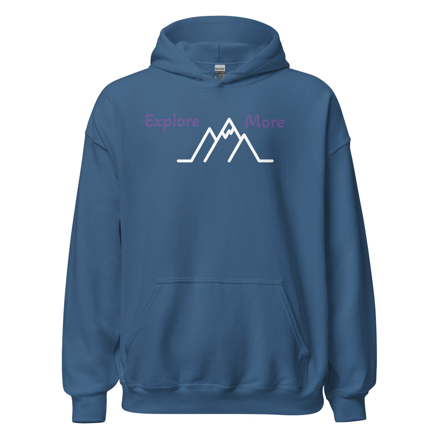 Explore More With Mountains Men's (Unisex) Hoodie - Hoodies - Discovery Co.