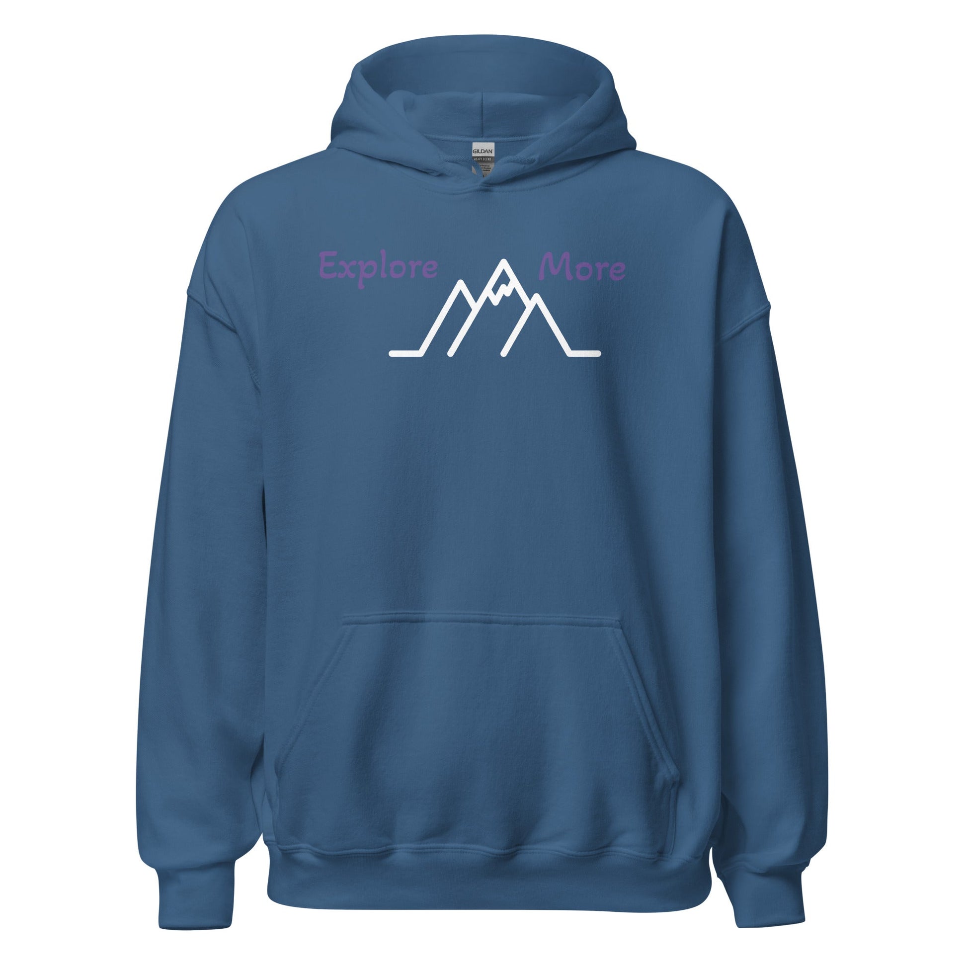 Explore More With Mountains Men's (Unisex) Hoodie - Hoodies - Discovery Co.