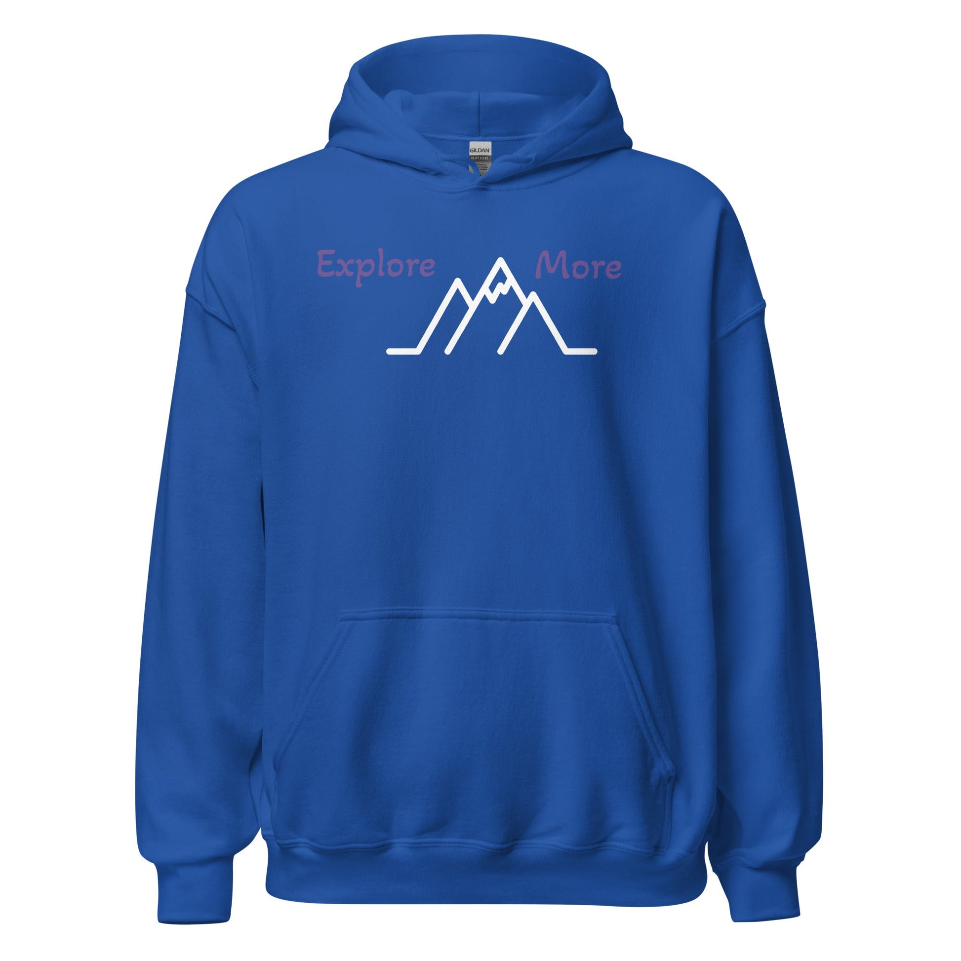 Explore More With Mountains Men's (Unisex) Hoodie - Hoodies - Discovery Co.
