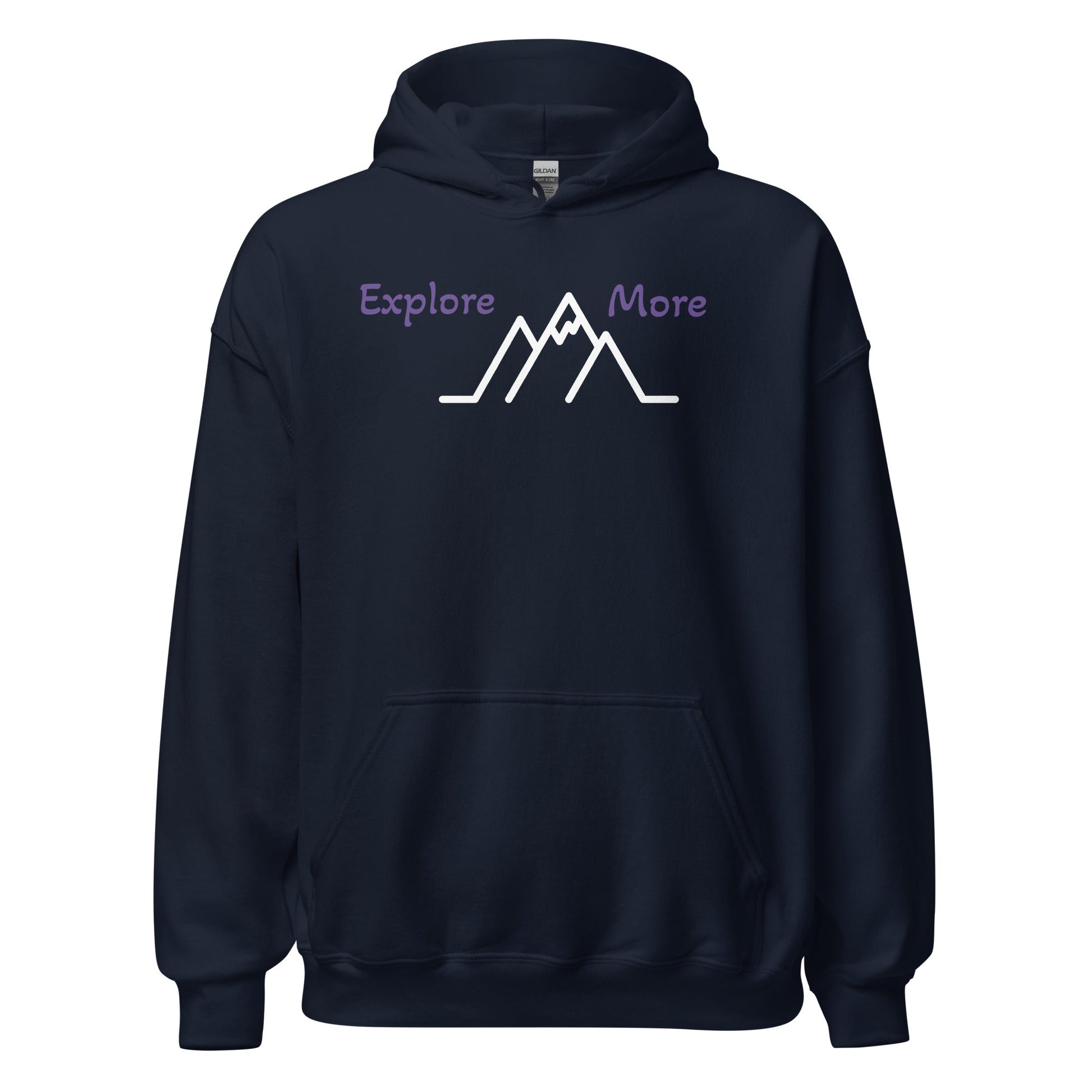 Explore More With Mountains Men's (Unisex) Hoodie - Hoodies - Discovery Co.