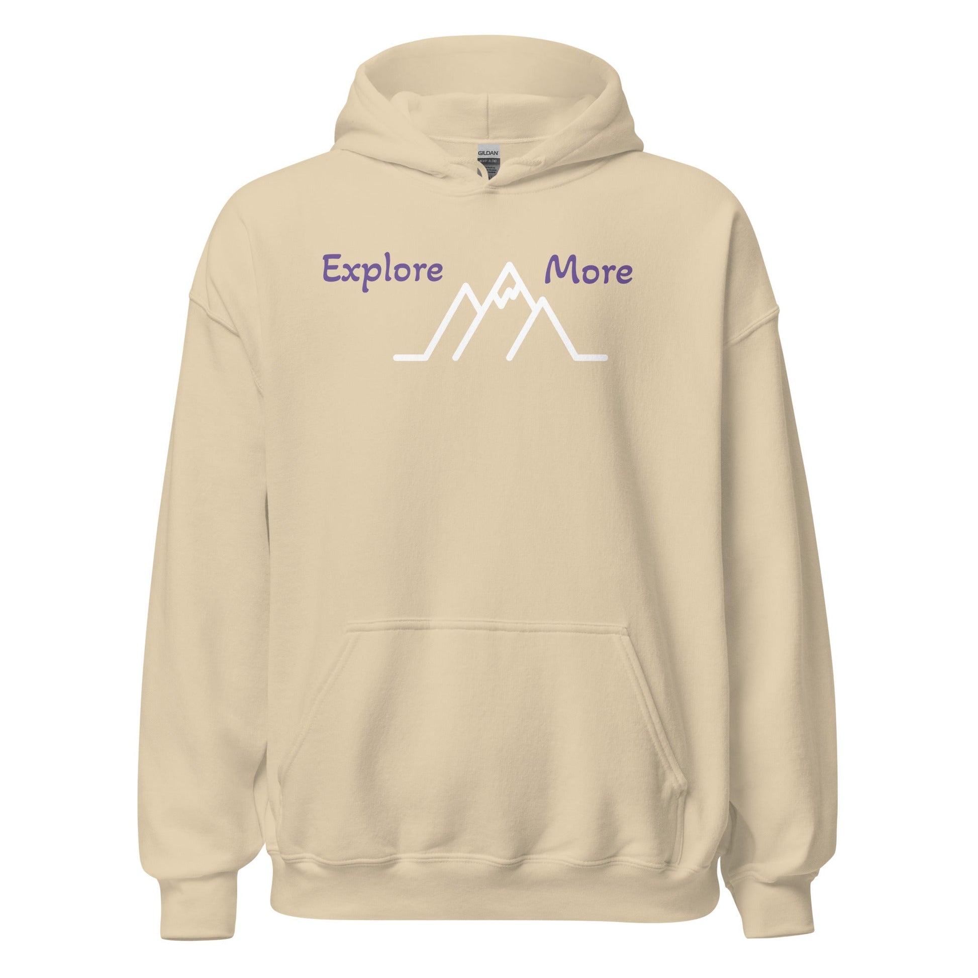 Explore More With Mountains Men's (Unisex) Hoodie - Hoodies - Discovery Co.