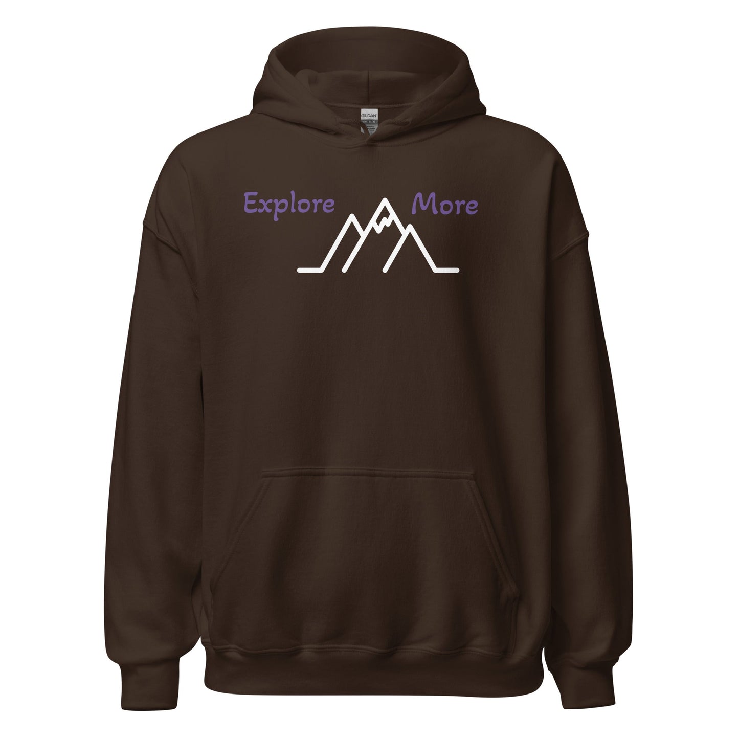 Explore More With Mountains Men's (Unisex) Hoodie - Hoodies - Discovery Co.