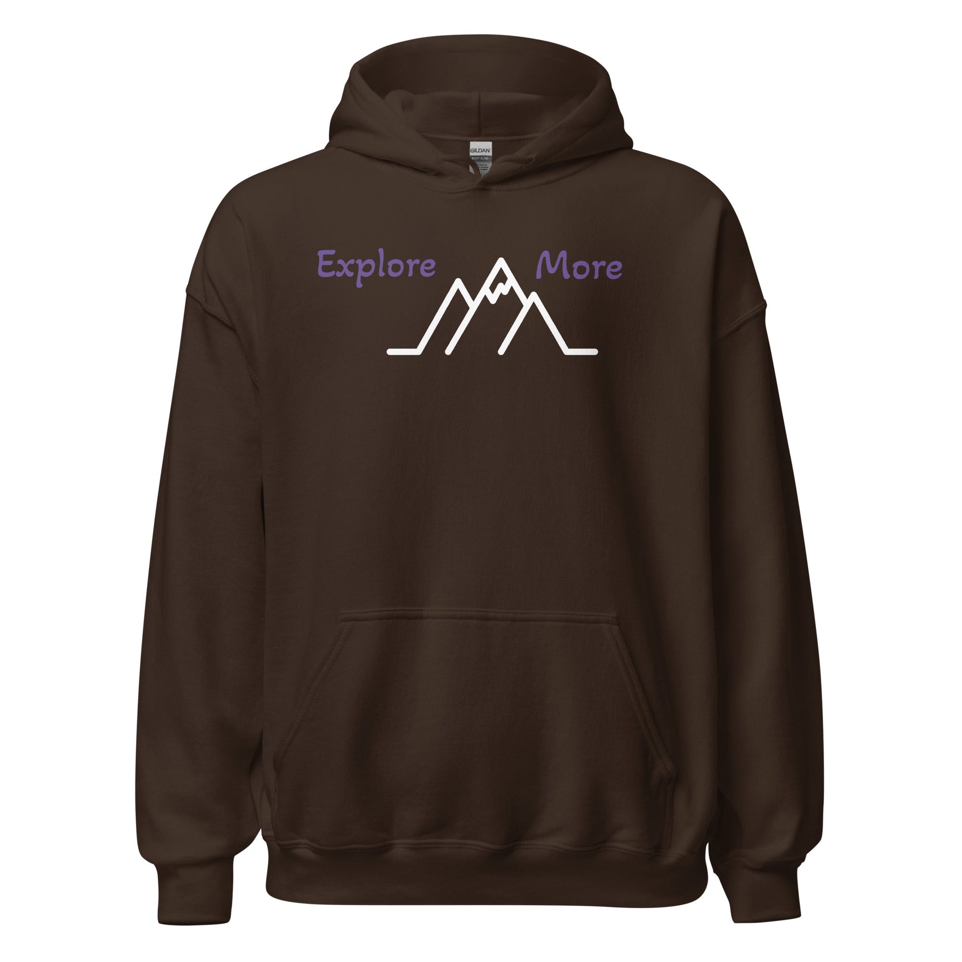 Explore More With Mountains Men's (Unisex) Hoodie - Hoodies - Discovery Co.