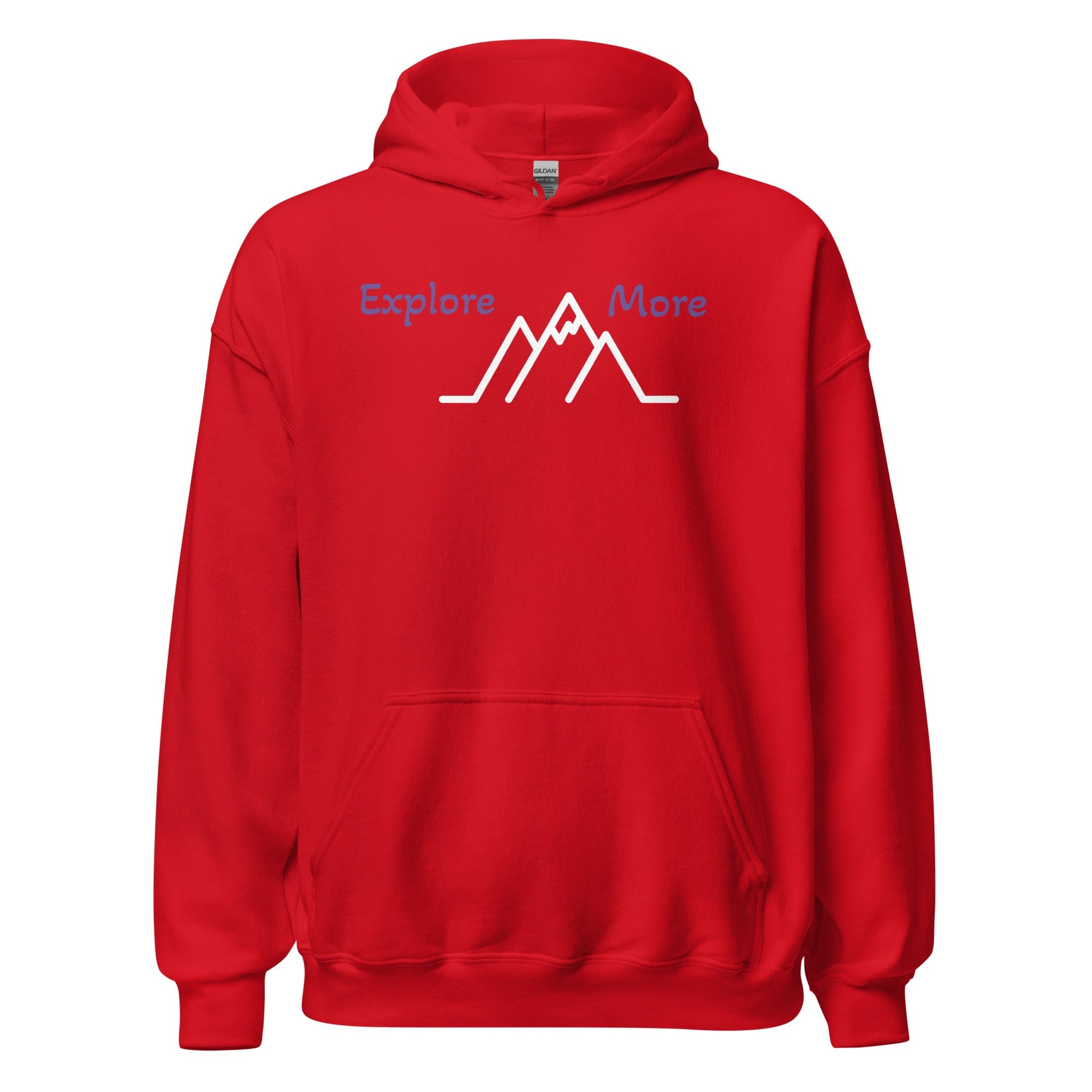 Explore More With Mountains Men's (Unisex) Hoodie - Hoodies - Discovery Co.
