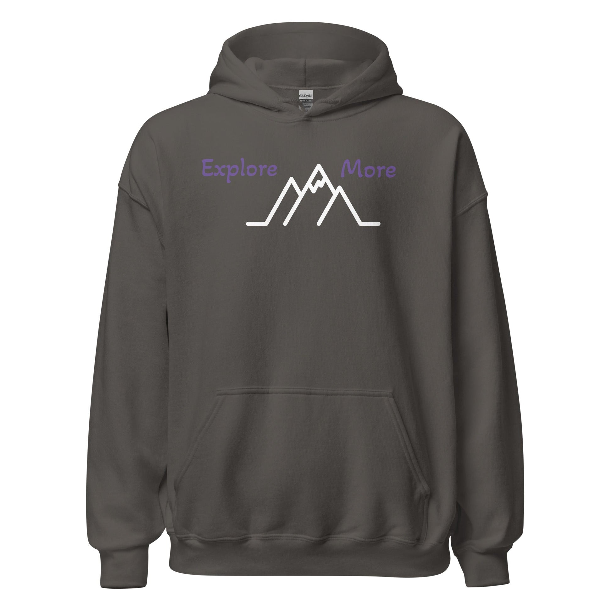 Explore More With Mountains Men's (Unisex) Hoodie - Hoodies - Discovery Co.