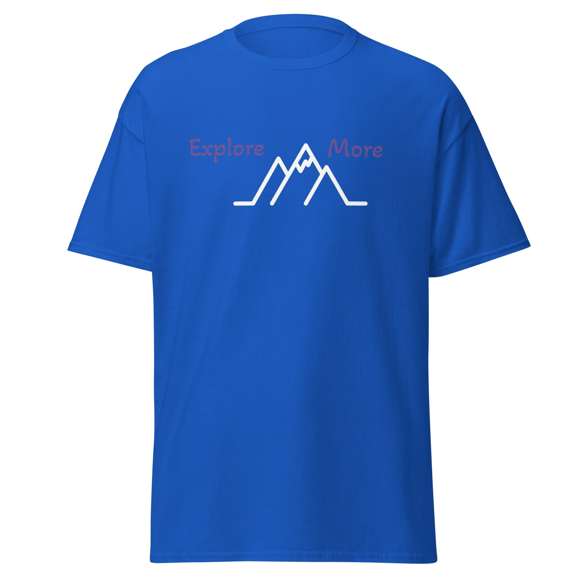 Explore More With Mountains Unisex Classic Tee - Men's Shirts - Discovery Co.