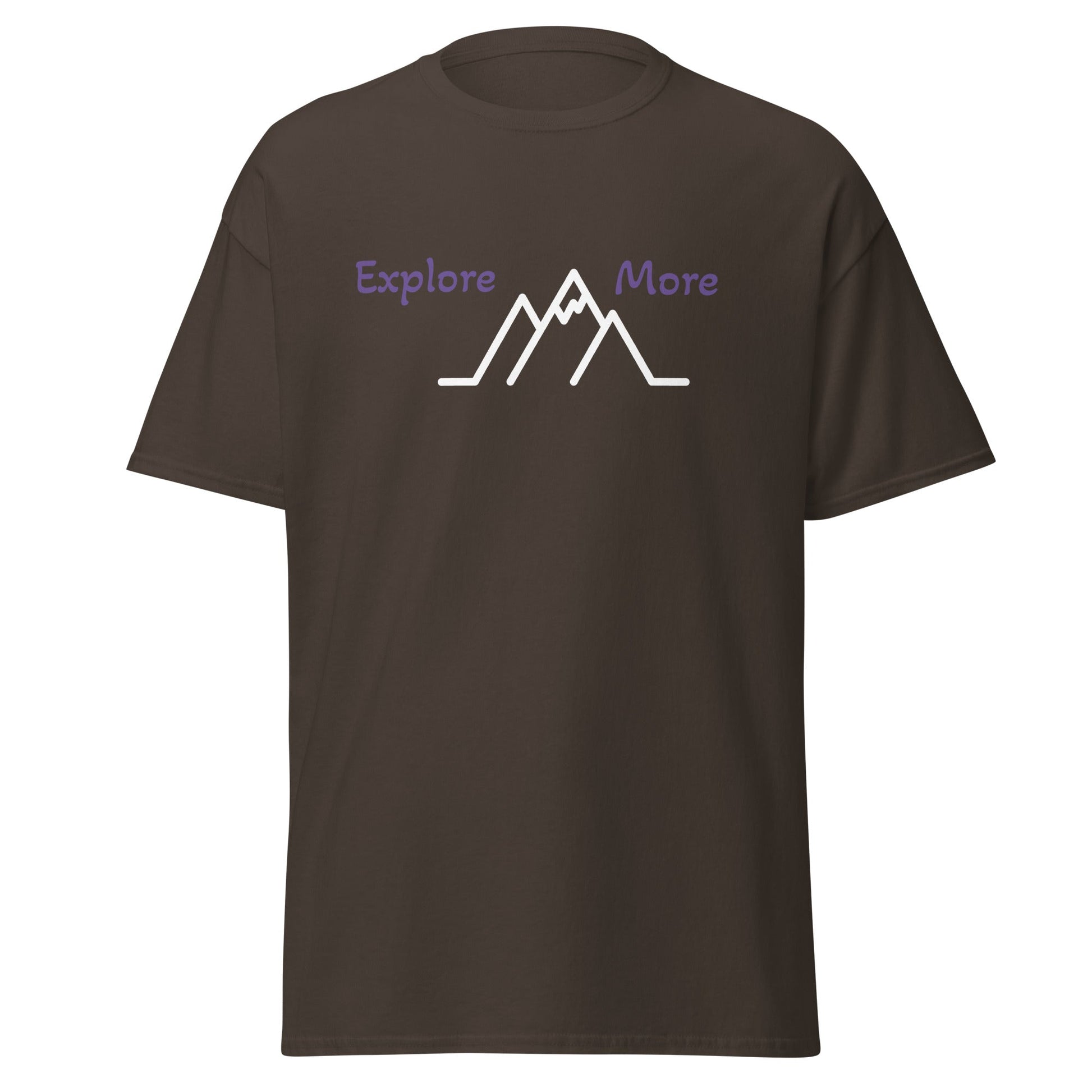 Explore More With Mountains Unisex Classic Tee - Men's Shirts - Discovery Co.