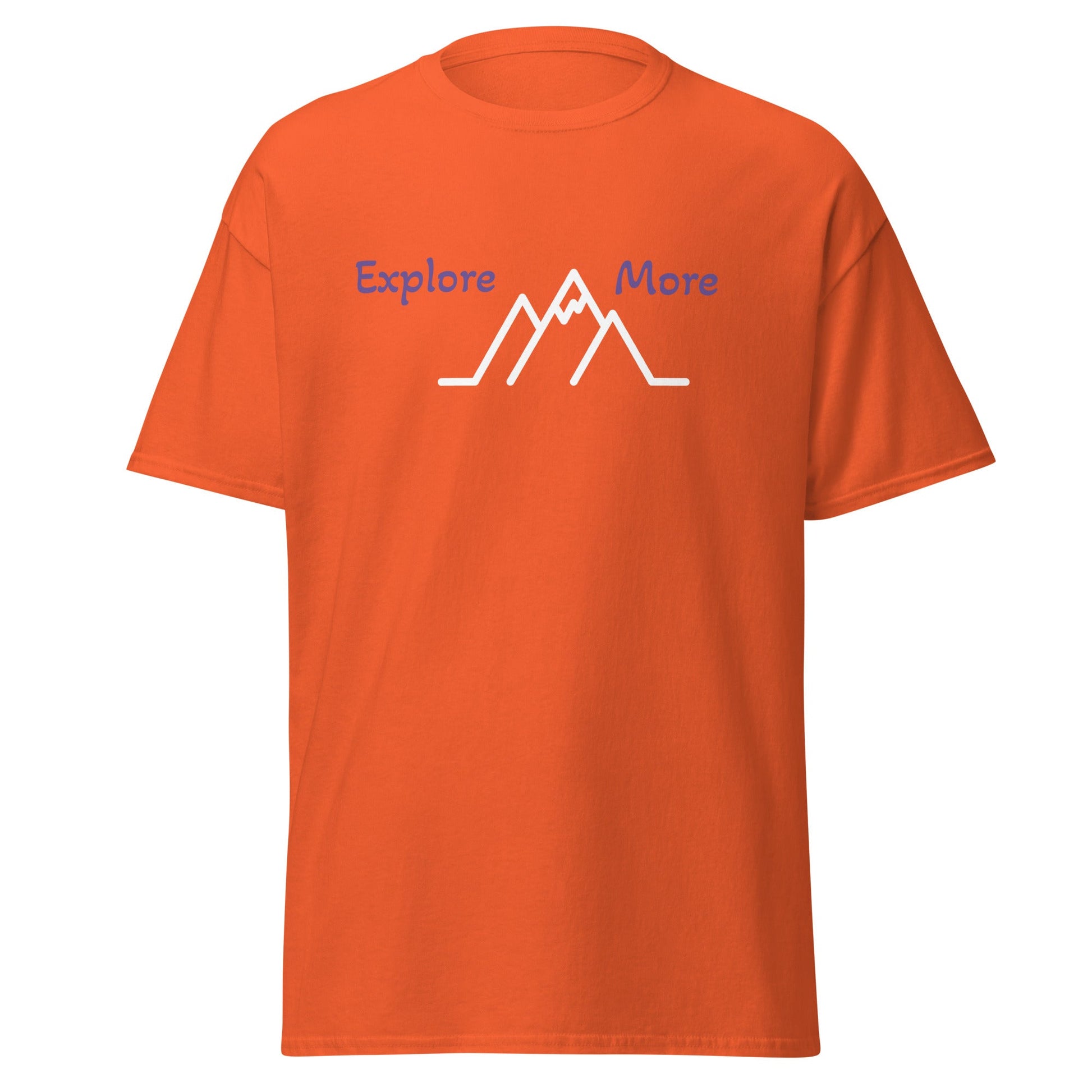 Explore More With Mountains Unisex Classic Tee - Men's Shirts - Discovery Co.