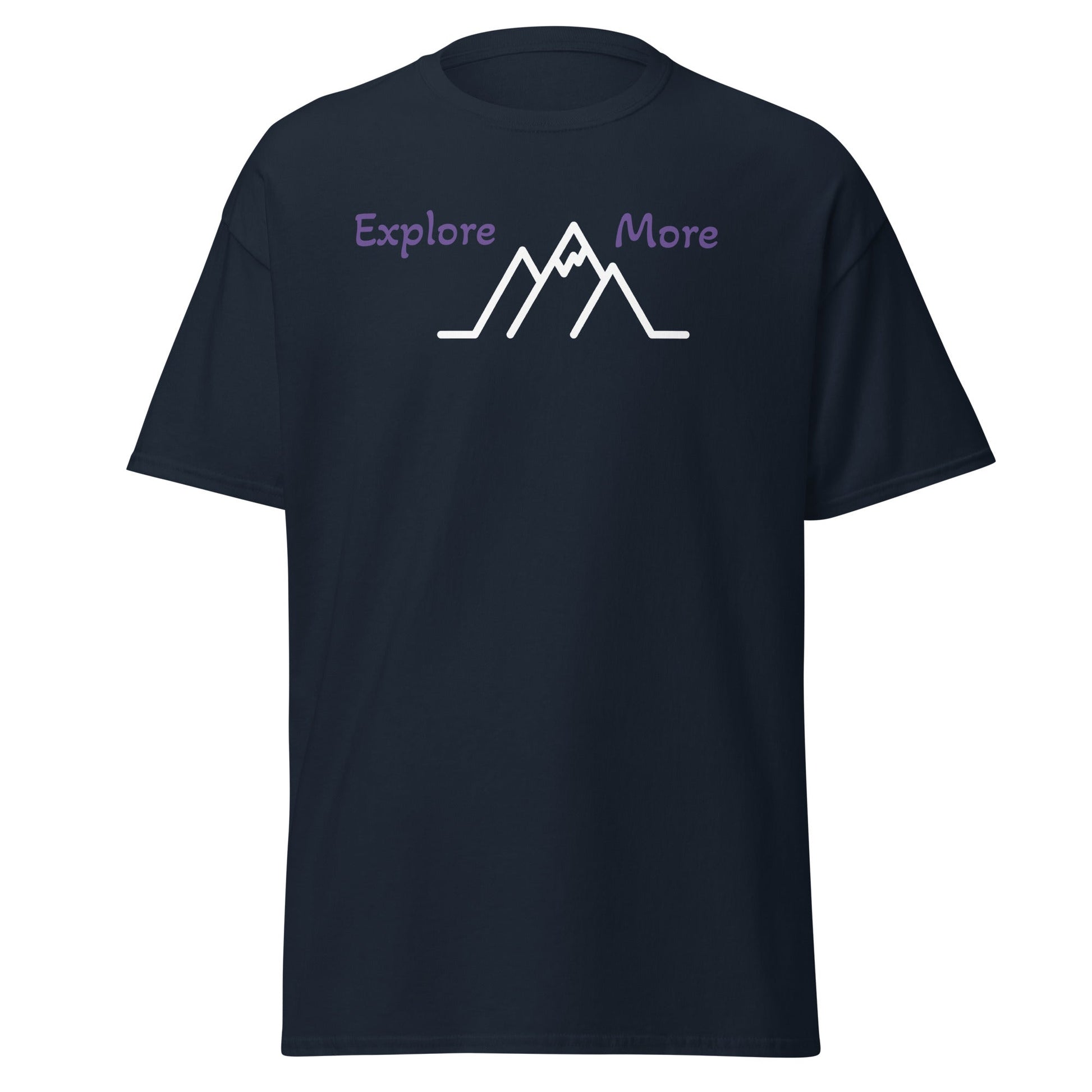 Explore More With Mountains Women's (Unisex) Classic Tee - Women's Shirts - Discovery Co.