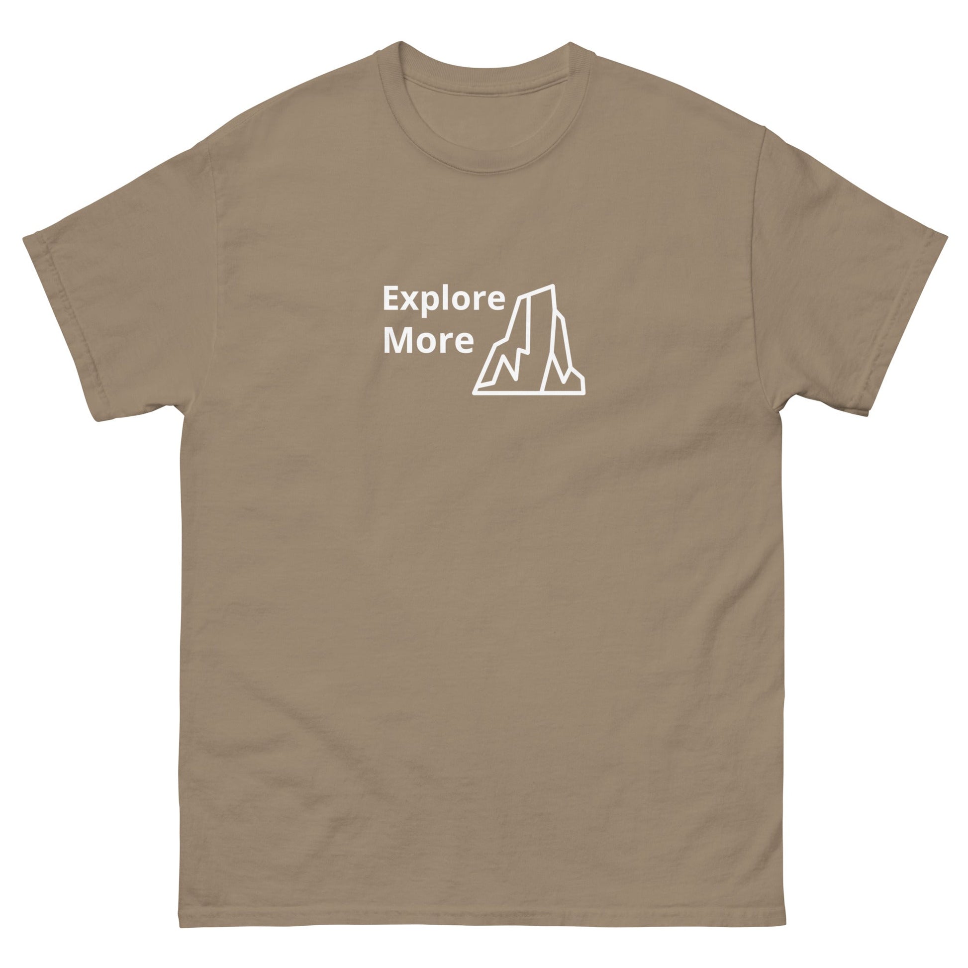 Explore More With Rock Men's Classic Tee - Men's Shirts - Discovery Co.