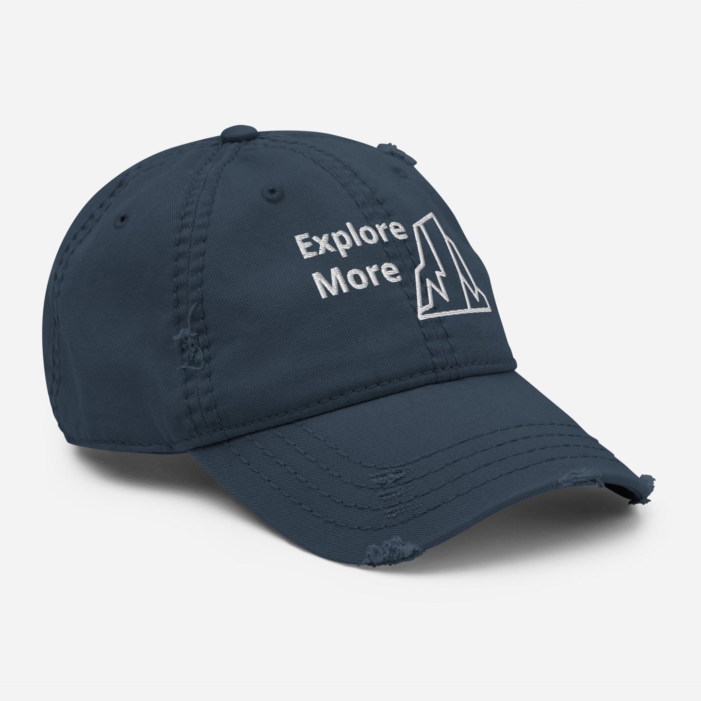 Explore More With Rocks Distressed Hat - Hats - Discovery Co.