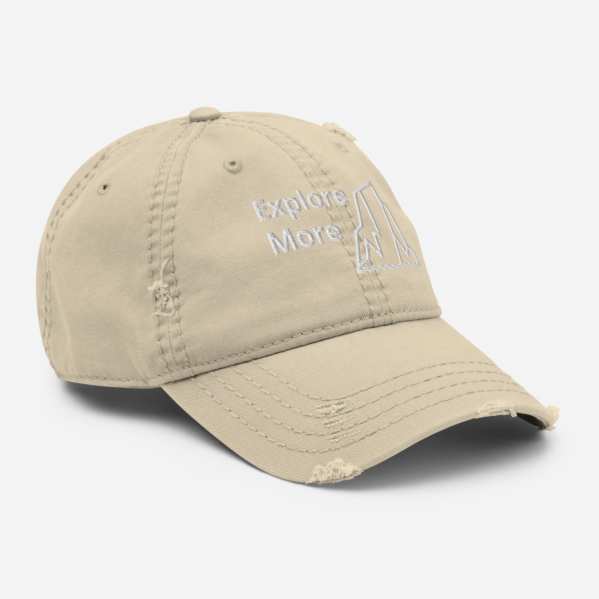 Explore More With Rocks Distressed Hat - Hats - Discovery Co.