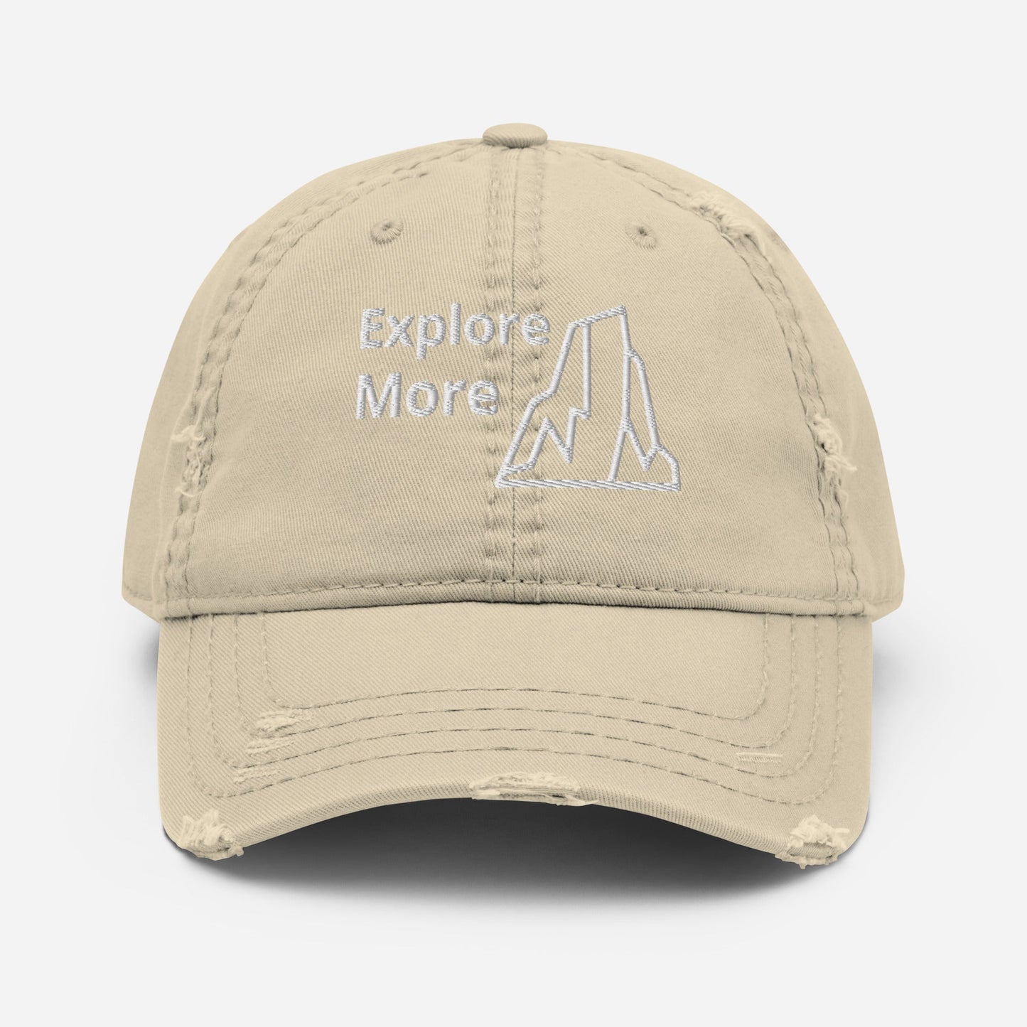 Explore More With Rocks Distressed Hat - Hats - Discovery Co.