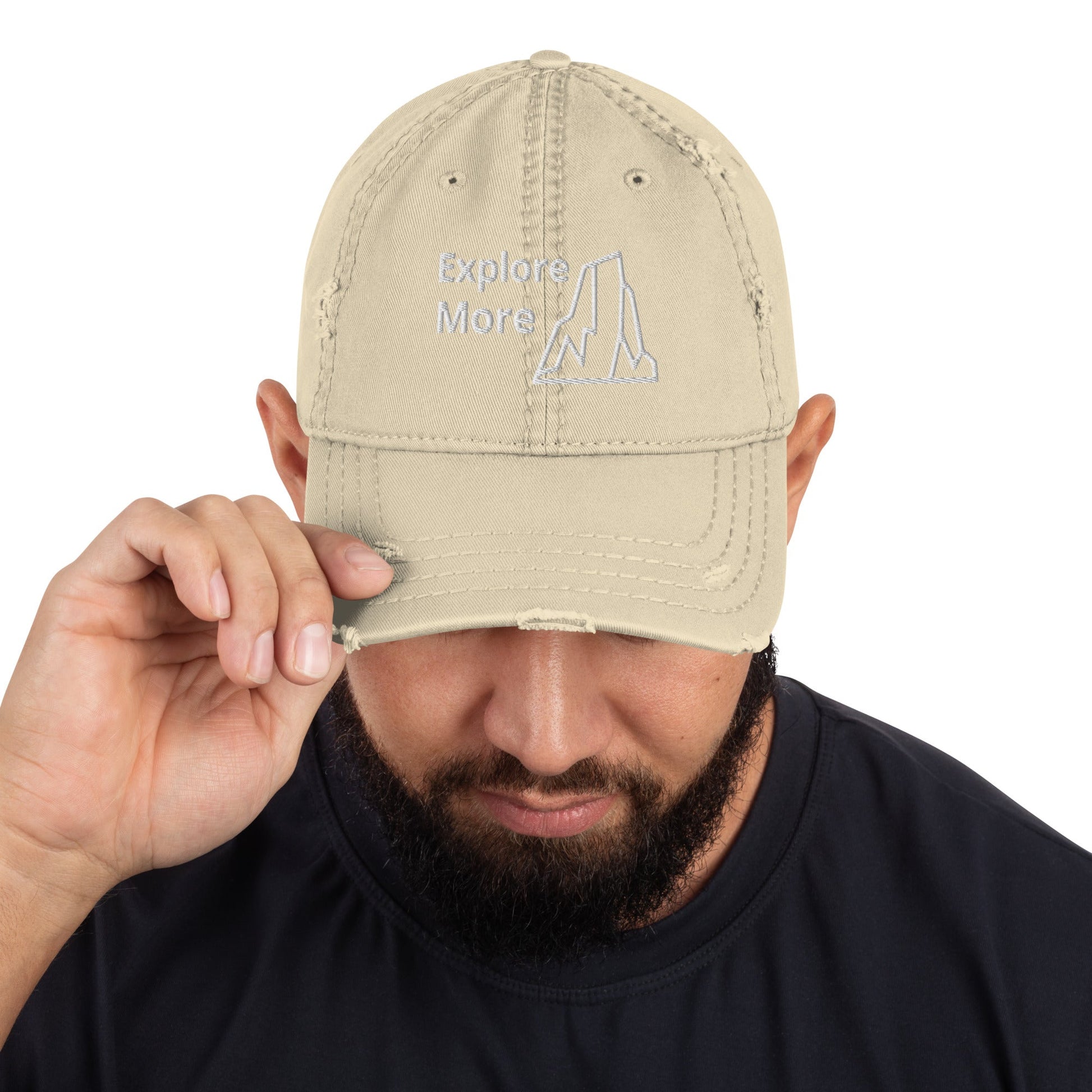 Explore More With Rocks Distressed Hat - Hats - Discovery Co.