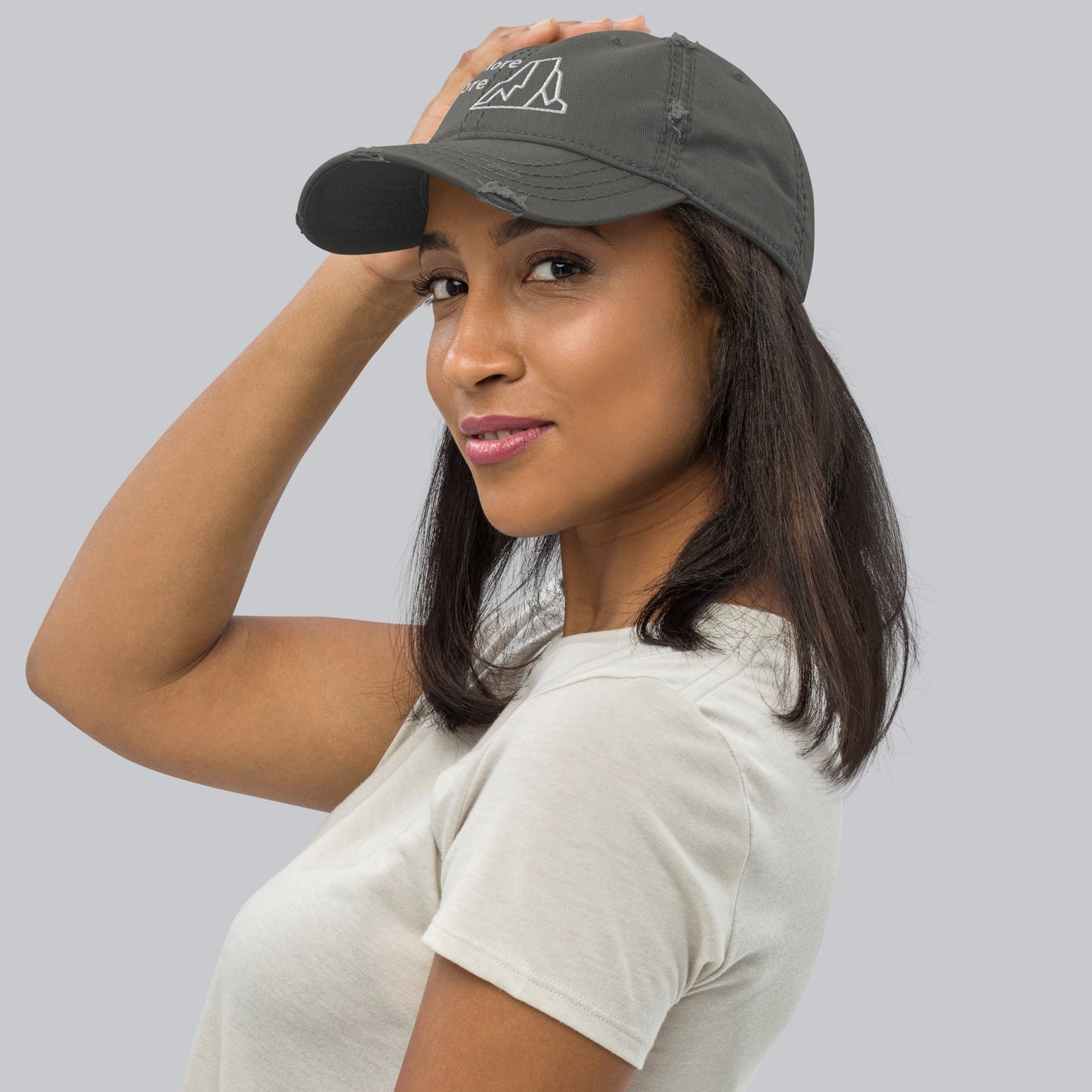 Explore More With Rocks Distressed Hat - Hats - Discovery Co.