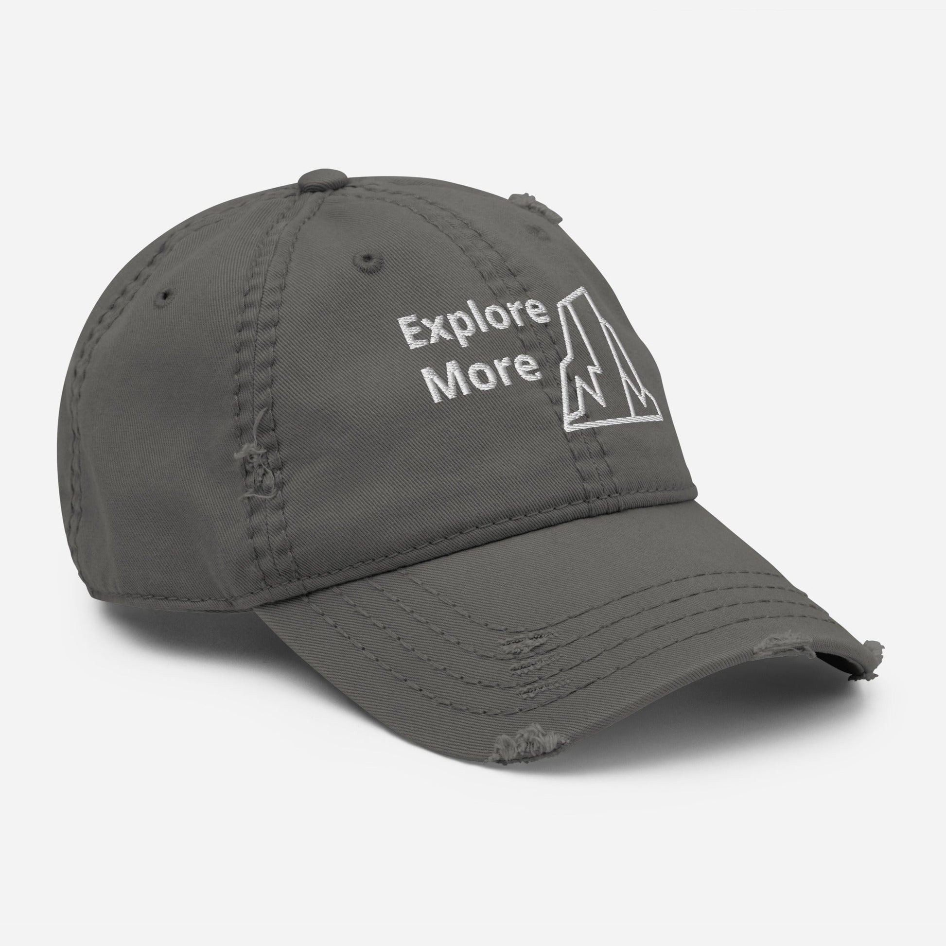 Explore More With Rocks Distressed Hat - Hats - Discovery Co.