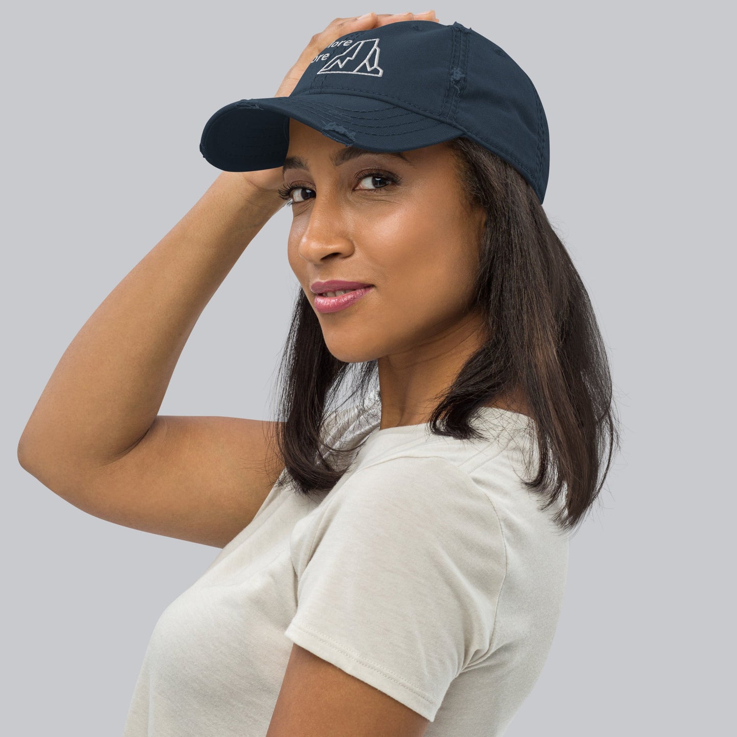 Explore More With Rocks Distressed Hat - Hats - Discovery Co.