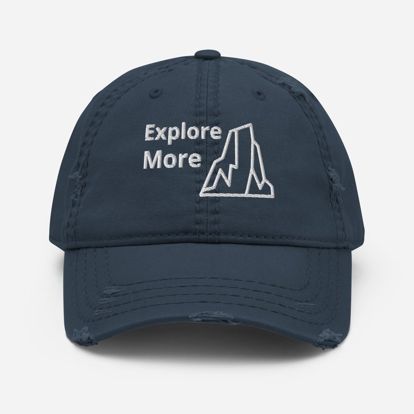 Explore More With Rocks Distressed Hat - Hats - Discovery Co.