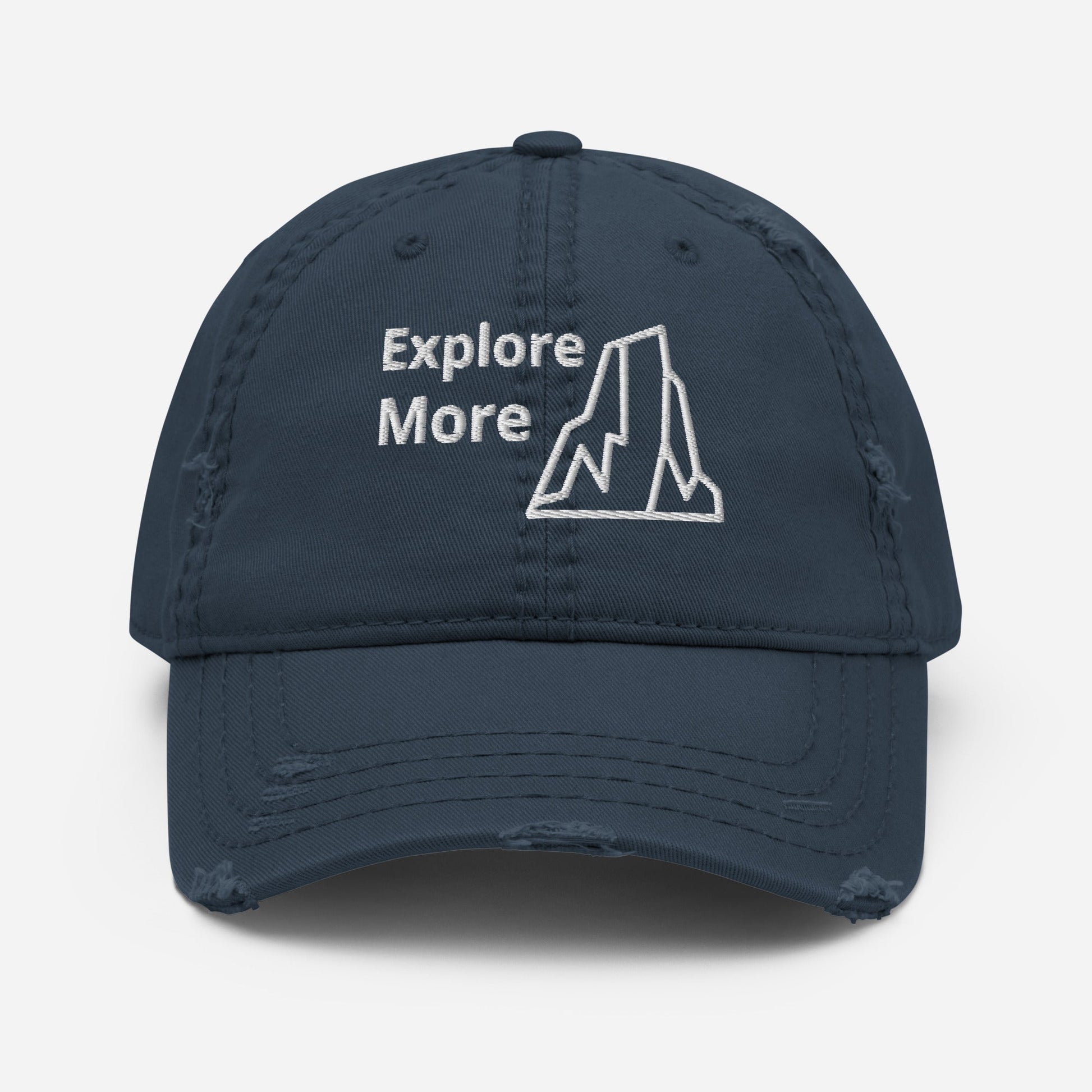 Explore More With Rocks Distressed Hat - Hats - Discovery Co.