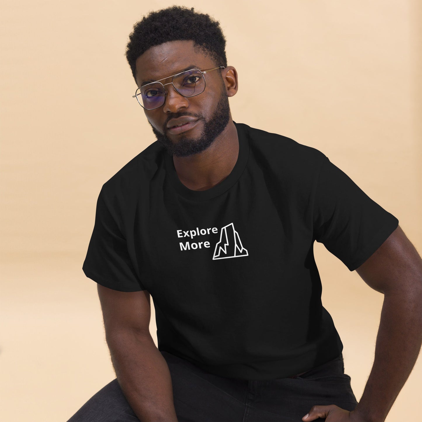 Explore More With Rocks Men's (Unisex) Classic Tee - Men's Shirts - Discovery Co.