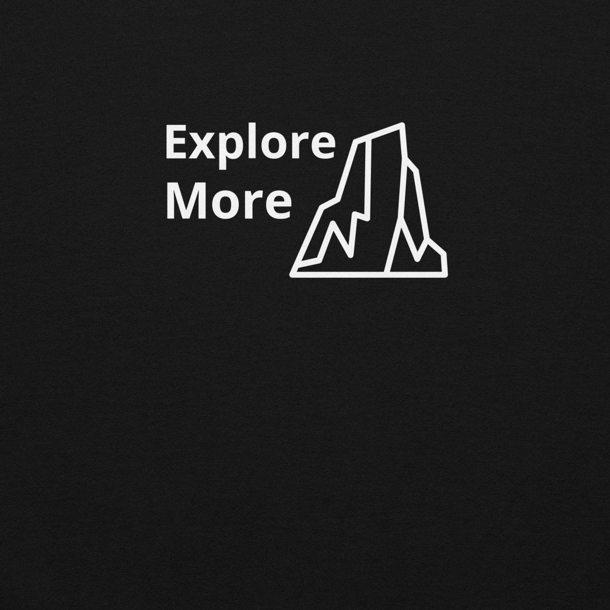 Explore More With Rocks Men's (Unisex) Hoodie - Hoodies - Discovery Co.