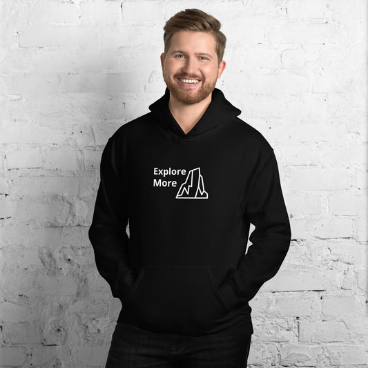 Explore More With Rocks Men's (Unisex) Hoodie - Hoodies - Discovery Co.
