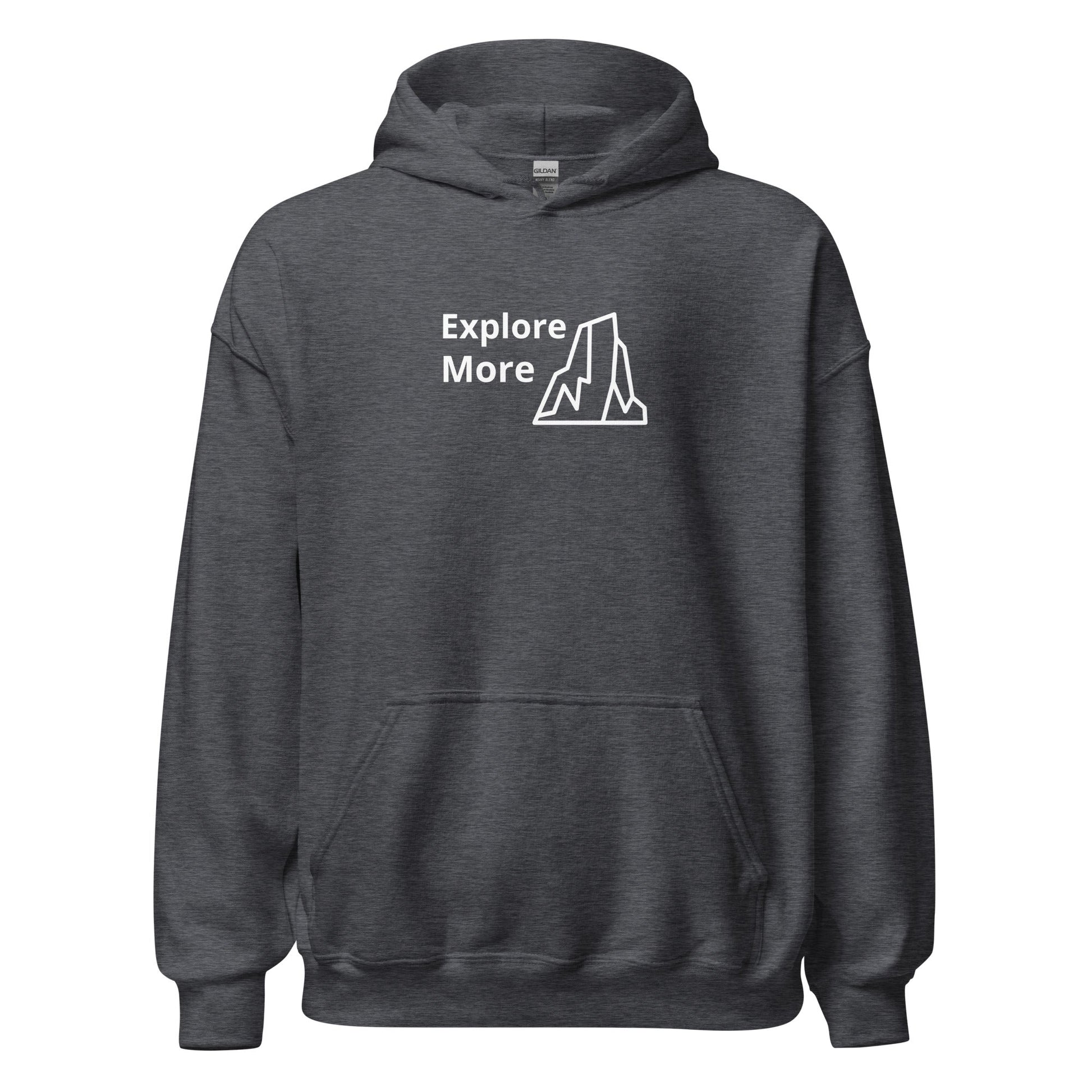 Explore More With Rocks Men's (Unisex) Hoodie - Hoodies - Discovery Co.