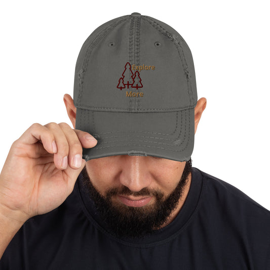 Explore More With Trees Distressed Hat - Hats - Discovery Co.