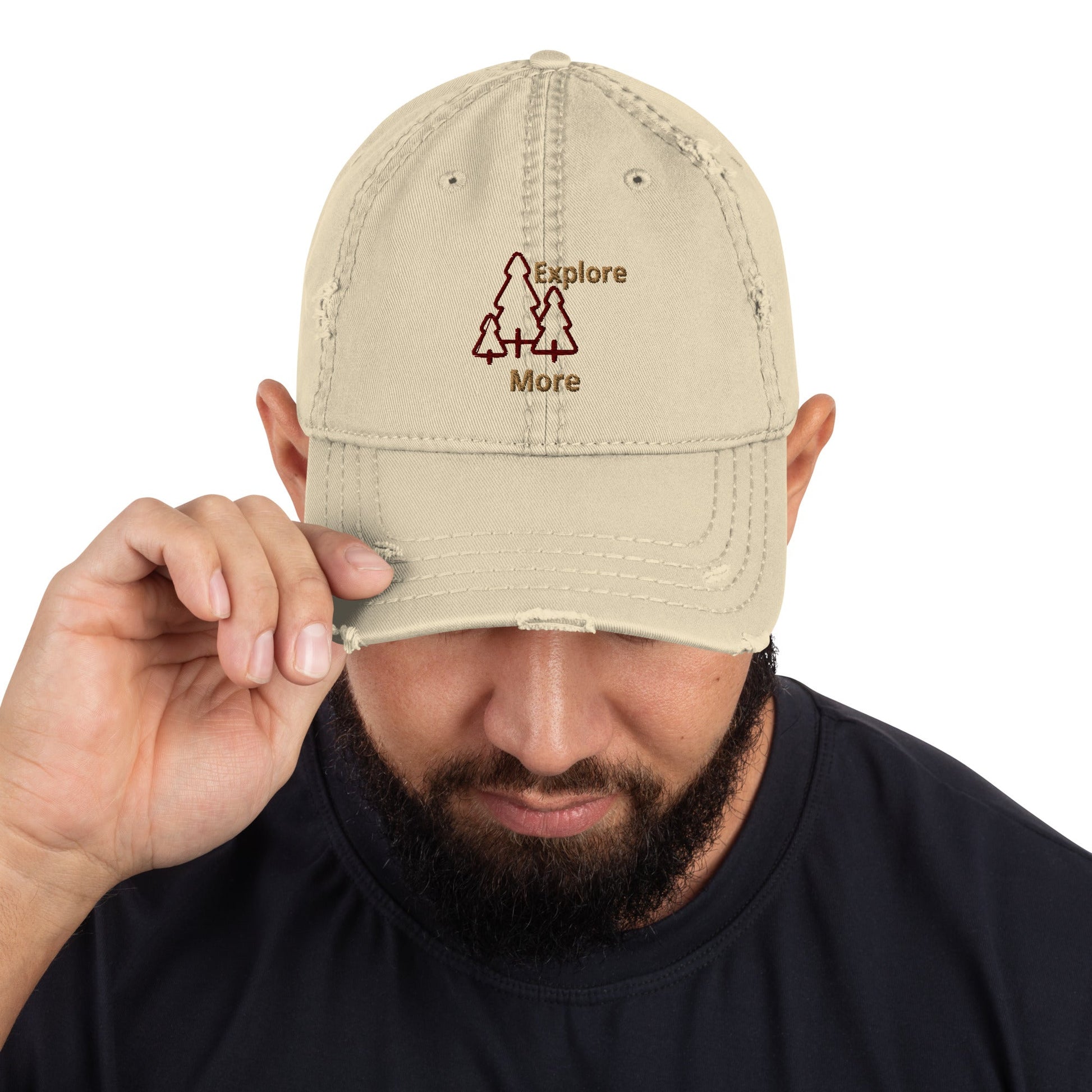 Explore More With Trees Distressed Hat - Hats - Discovery Co.