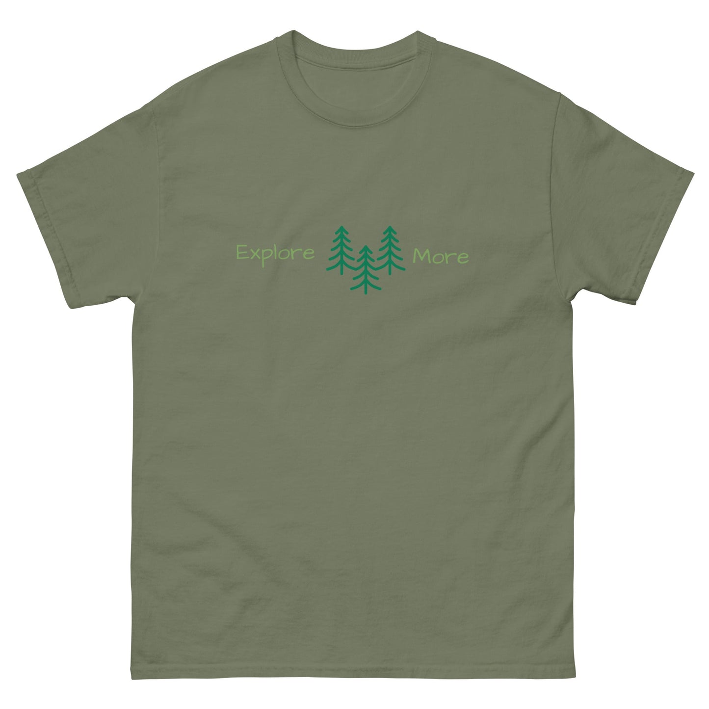 Explore More With Trees Men's Classic Tee - Men's Shirts - Discovery Co.