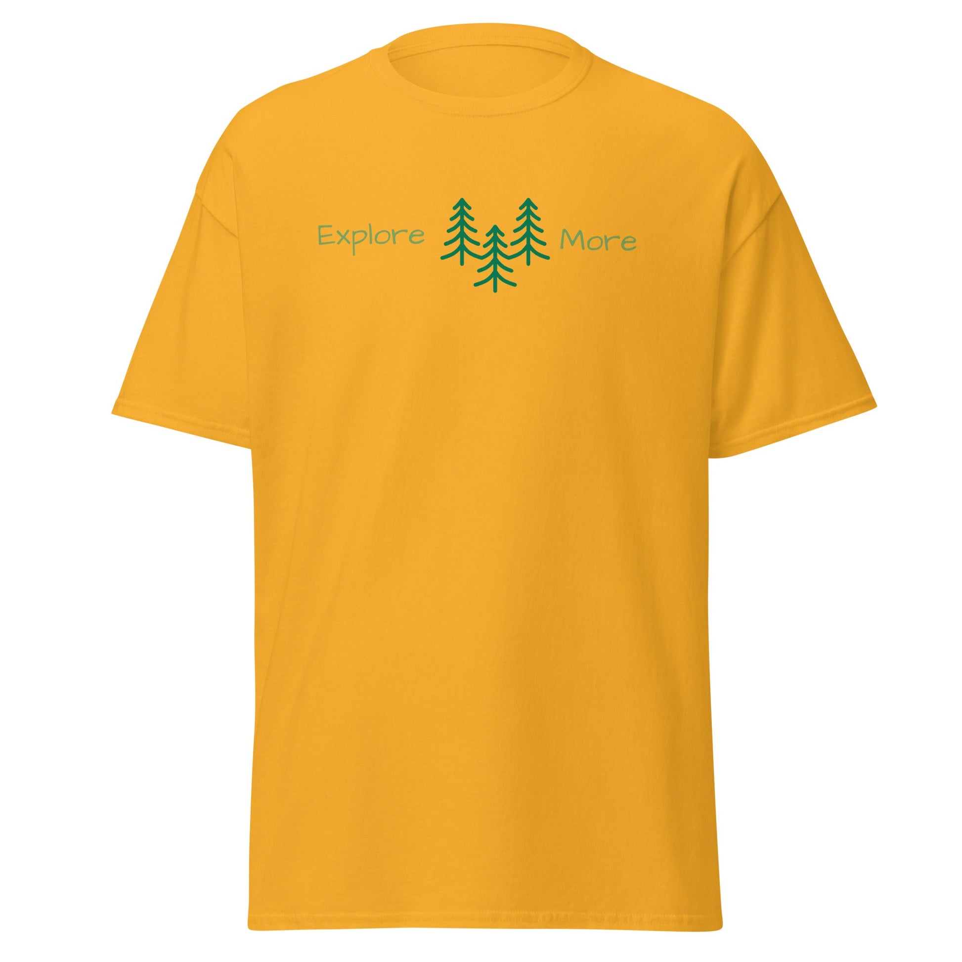 Explore More With trees Men's (Unisex) Classic Tee - Men's Shirts - Discovery Co.