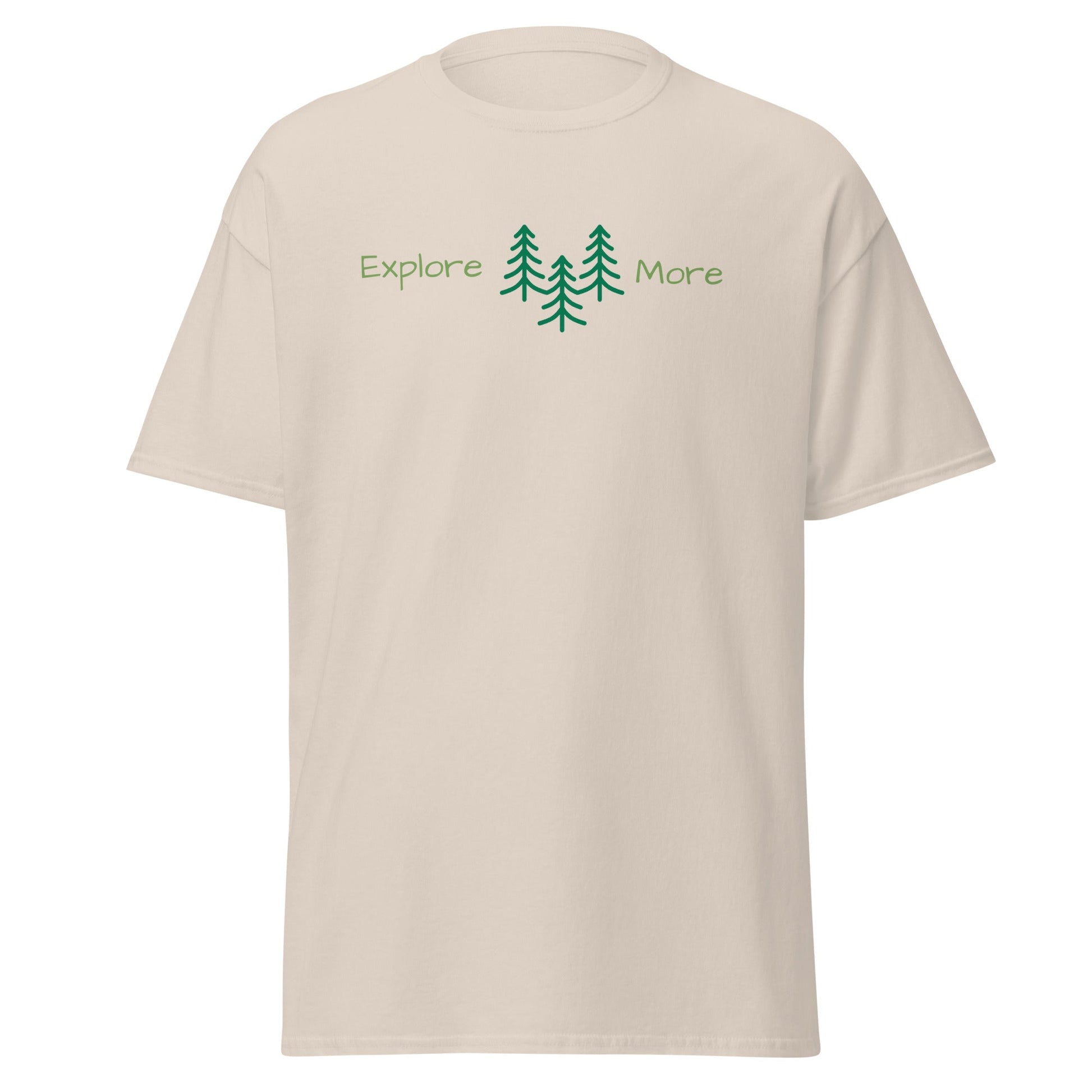Explore More With trees Men's (Unisex) Classic Tee - Men's Shirts - Discovery Co.