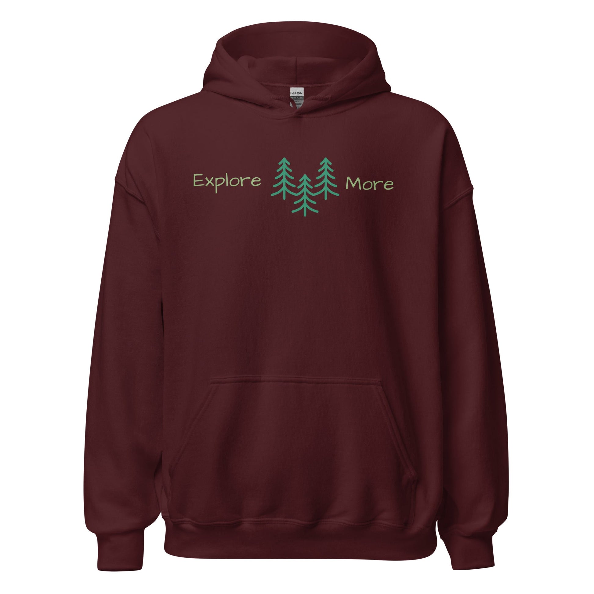 Explore More With Trees Men's (Unisex) Hoodie - Hoodies - Discovery Co.