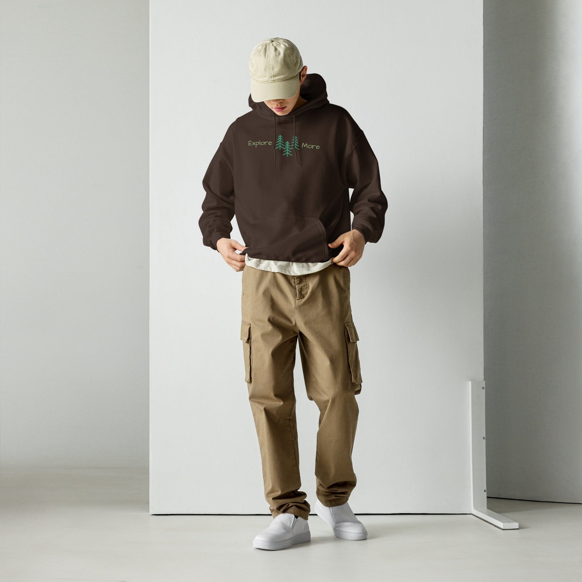Explore More With Trees Men's (Unisex) Hoodie - Hoodies - Discovery Co.