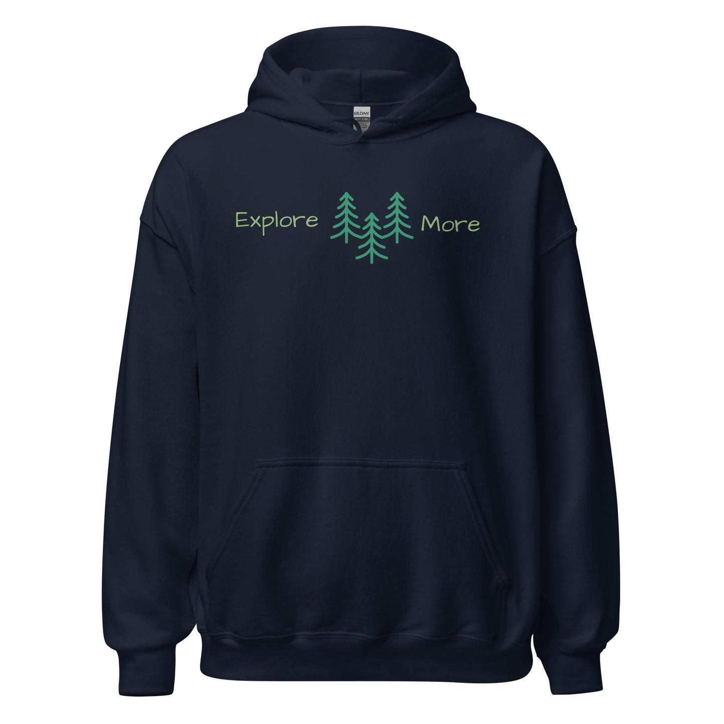 Explore More With Trees Men's (Unisex) Hoodie - Hoodies - Discovery Co.