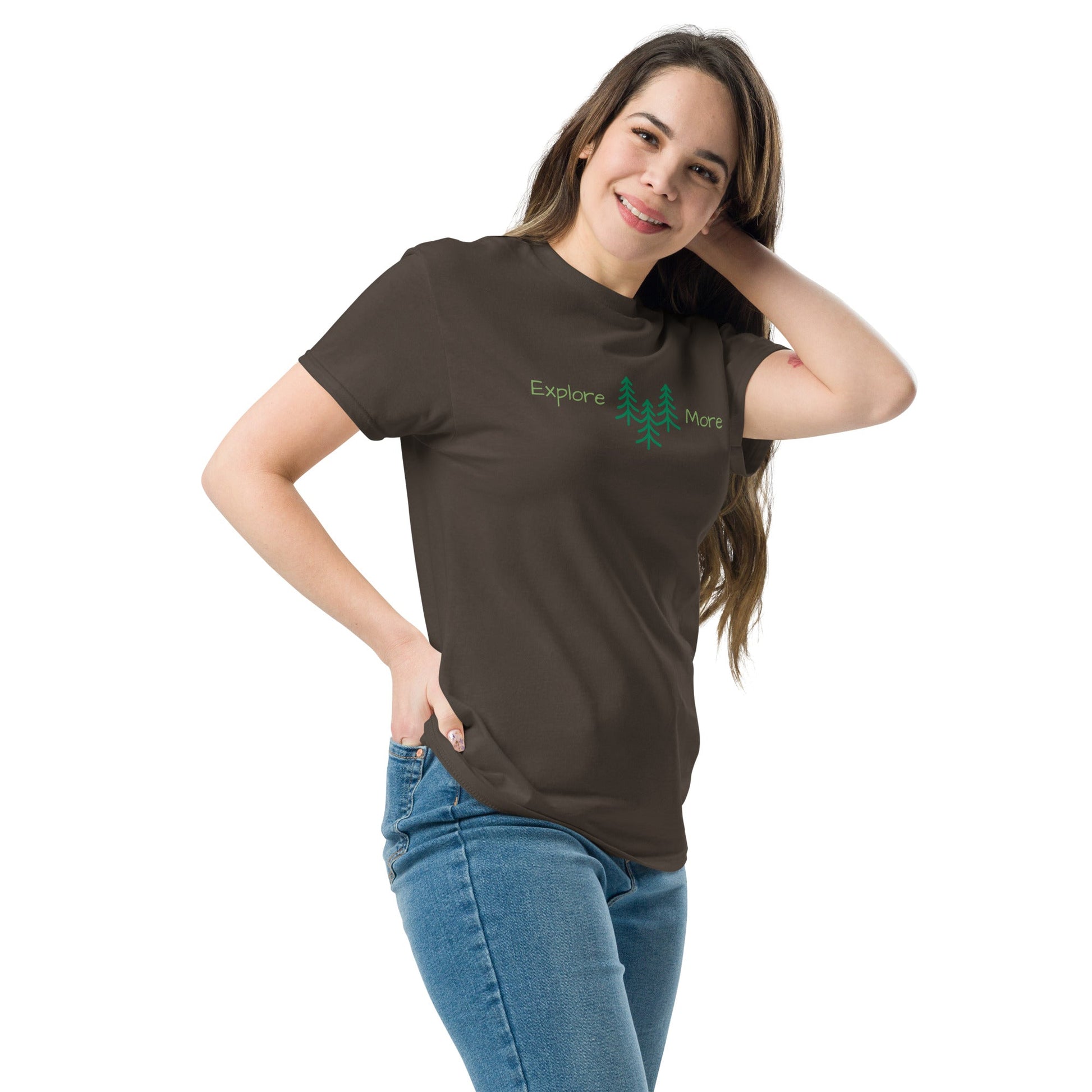 Explore More With Trees Women's (Unisex) Classic Tee - Women's Shirts - Discovery Co.