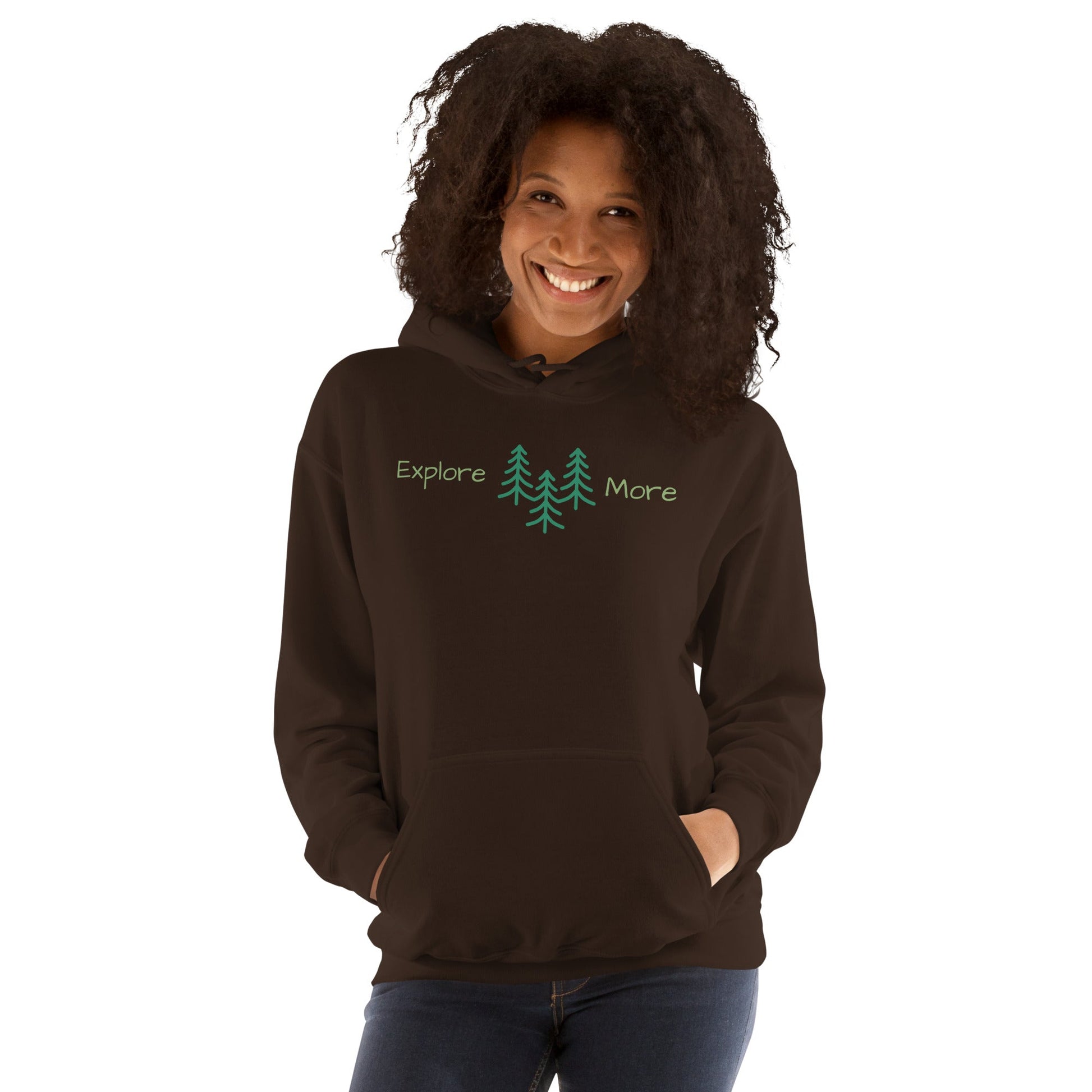 Explore More With Trees Women's (Unisex) Hoodie - Hoodies - Discovery Co.