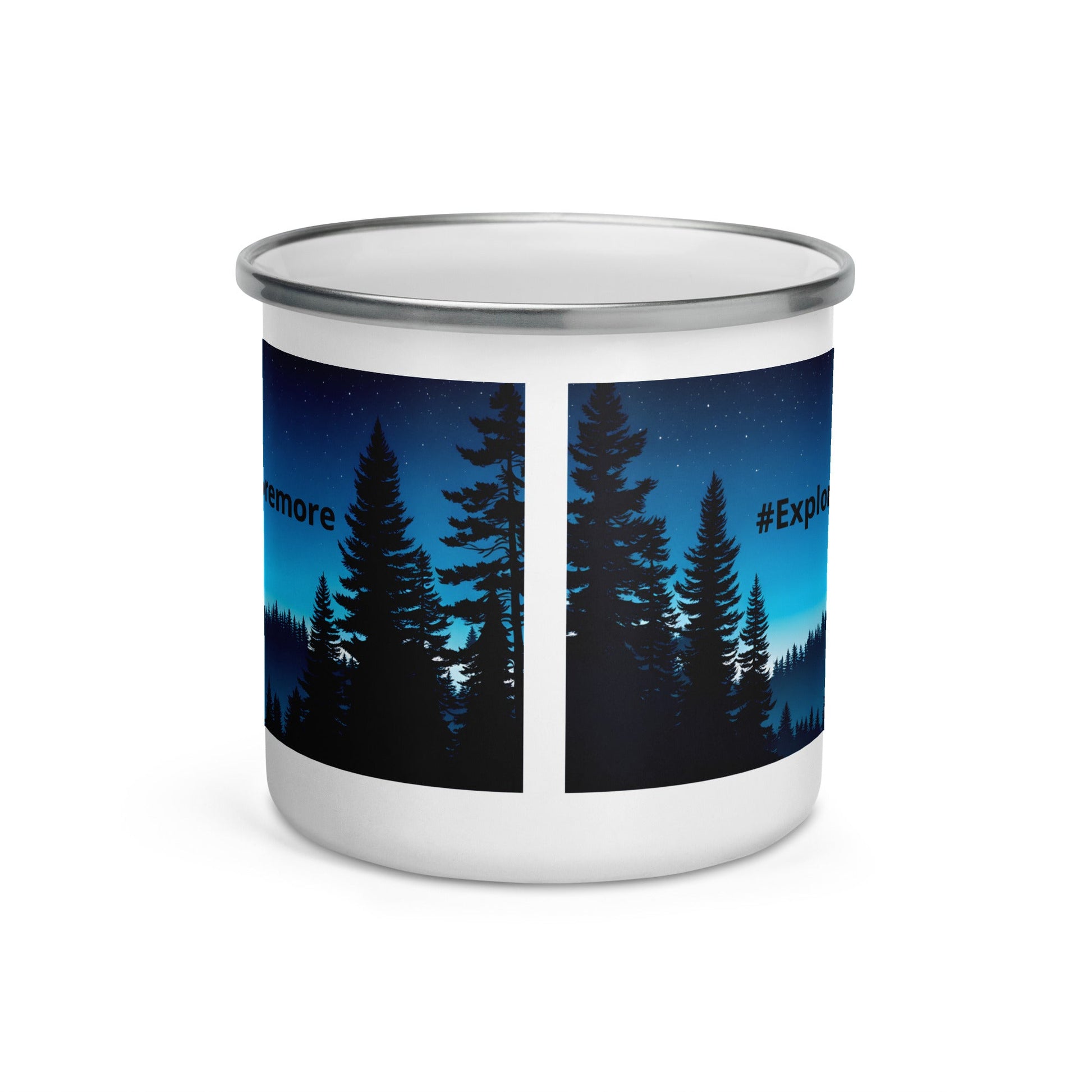 #Exploremore Enamel Mug (12 oz) - Mugs - Discovery Co.