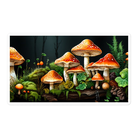 Fall Mushrooms 2 Bubble-free Stickers - Stickers - Discovery Co.