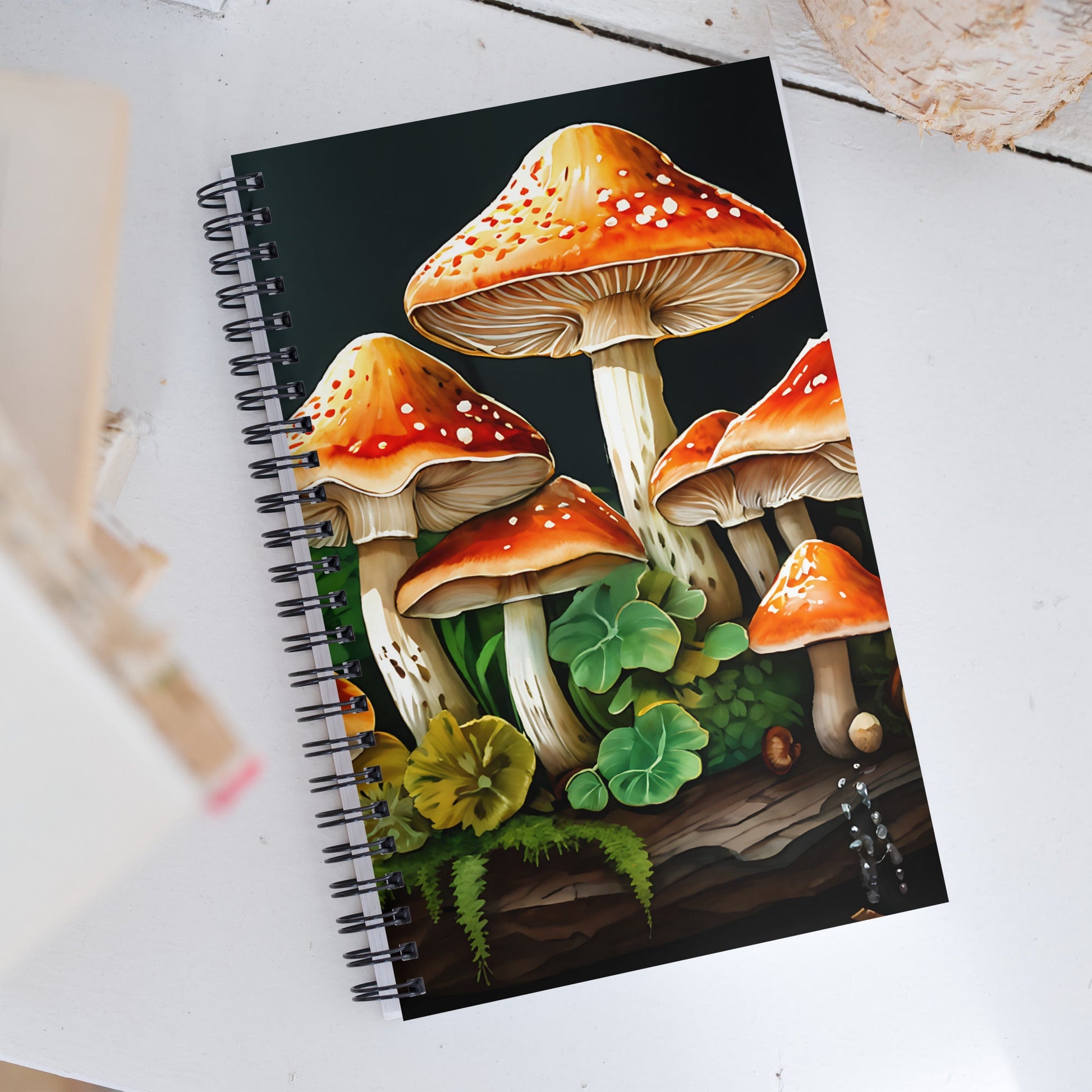 Fall Mushrooms 2 Spiral Notebook - Spiral Notebooks - Discovery Co.