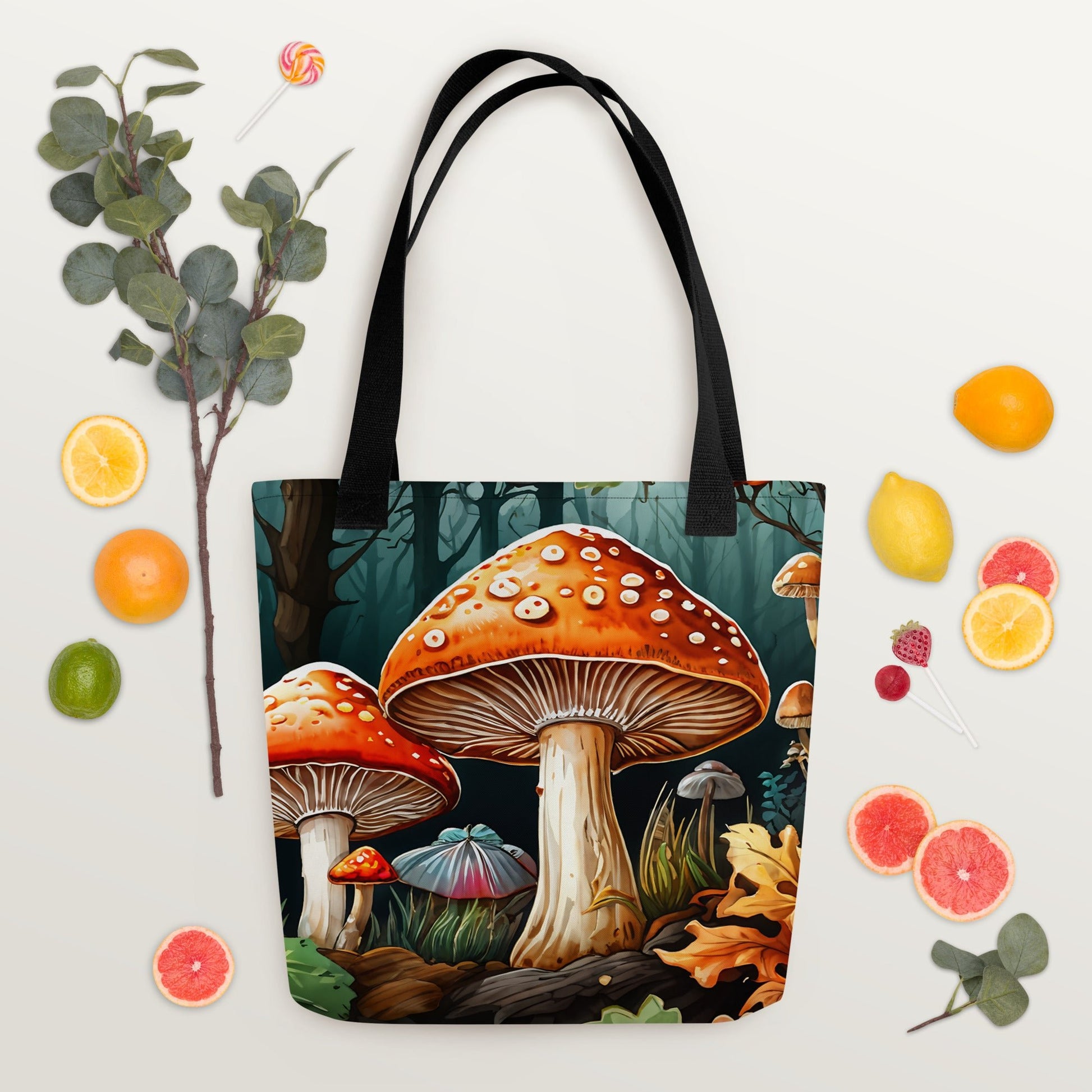 Fall Mushrooms 2 Tote Bag - Tote Bags - Discovery Co.