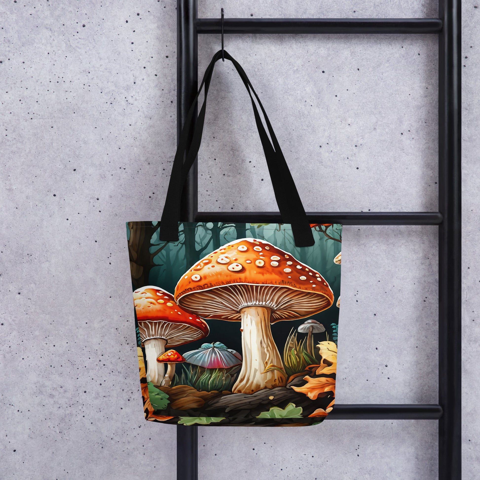 Fall Mushrooms 2 Tote Bag - Tote Bags - Discovery Co.