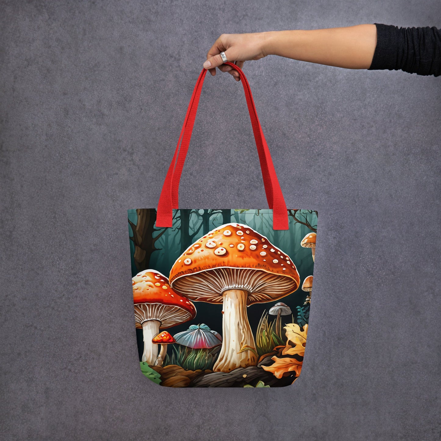 Fall Mushrooms 2 Tote Bag - Tote Bags - Discovery Co.