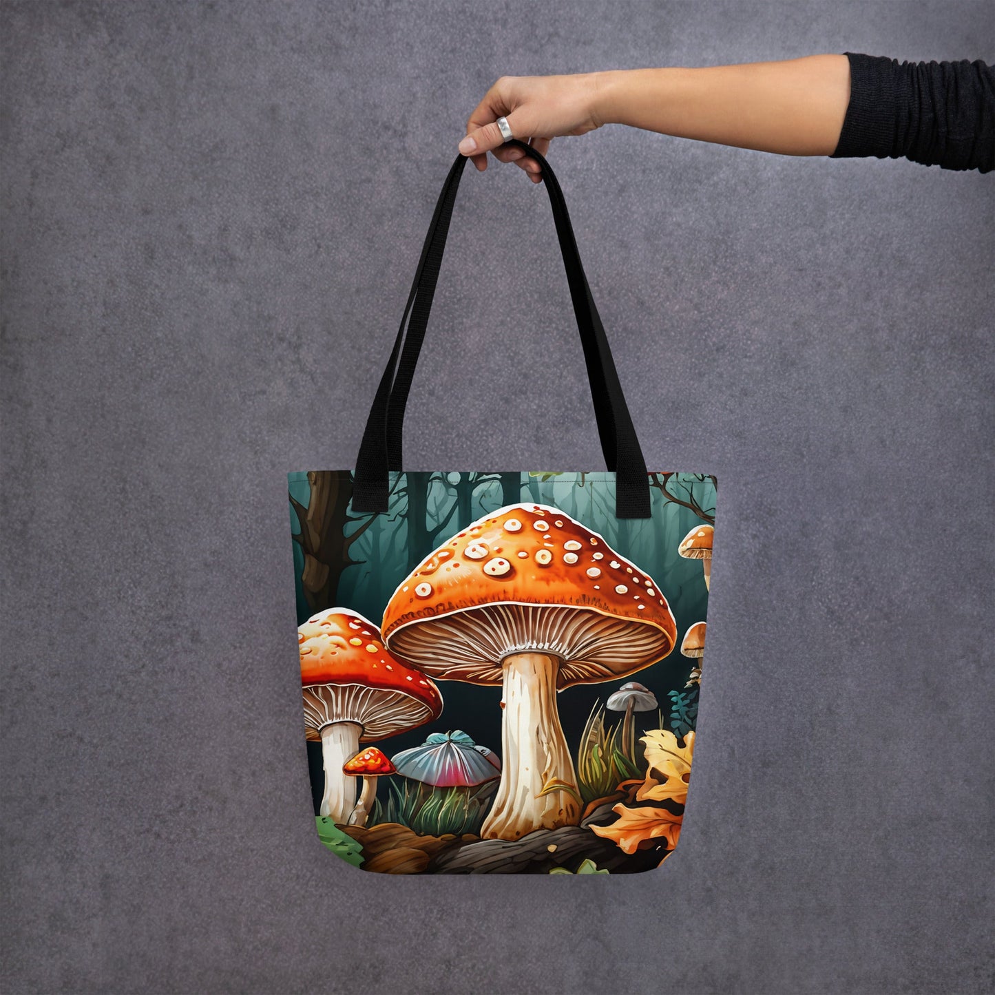 Fall Mushrooms 2 Tote Bag - Tote Bags - Discovery Co.