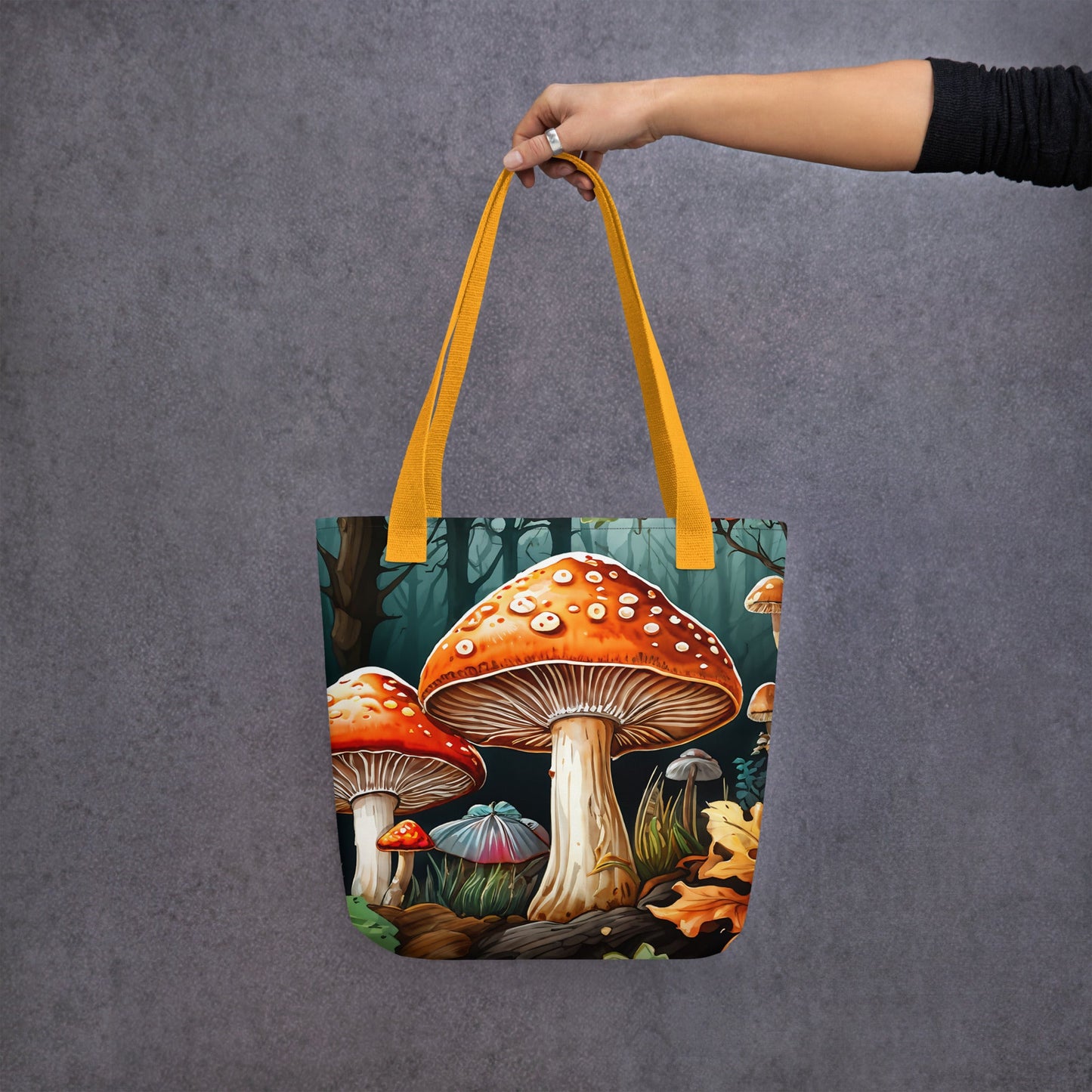 Fall Mushrooms 2 Tote Bag - Tote Bags - Discovery Co.