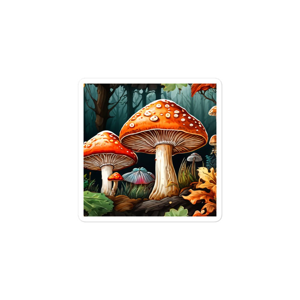 Fall Mushrooms Bubble-free Stickers - Stickers - Discovery Co.