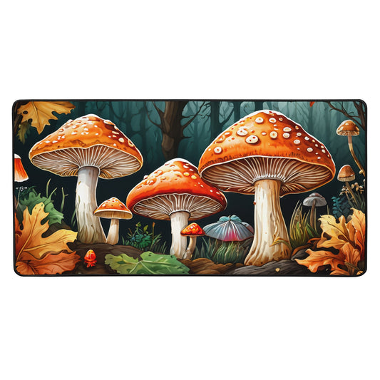 Fall Mushrooms Desk Mat - Mouse Pads - Discovery Co.