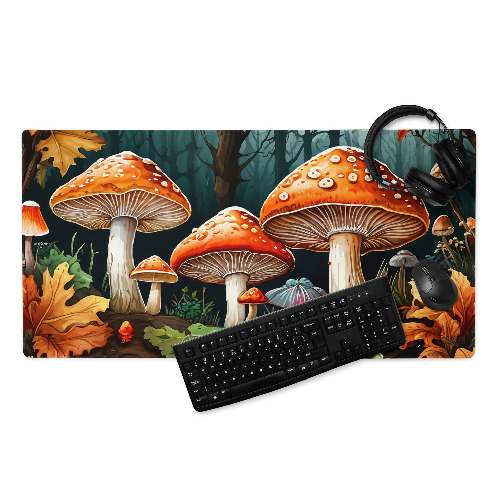 Fall Mushrooms Gaming Mouse Pad - Mouse Pads - Discovery Co.